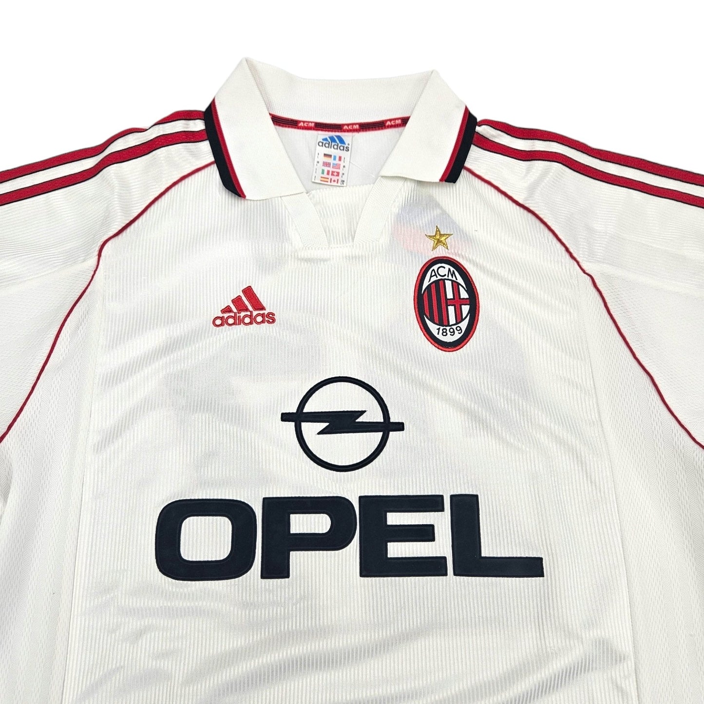 1998/99 AC Milan Away Football Shirt (L) Adidas # 27 Coco