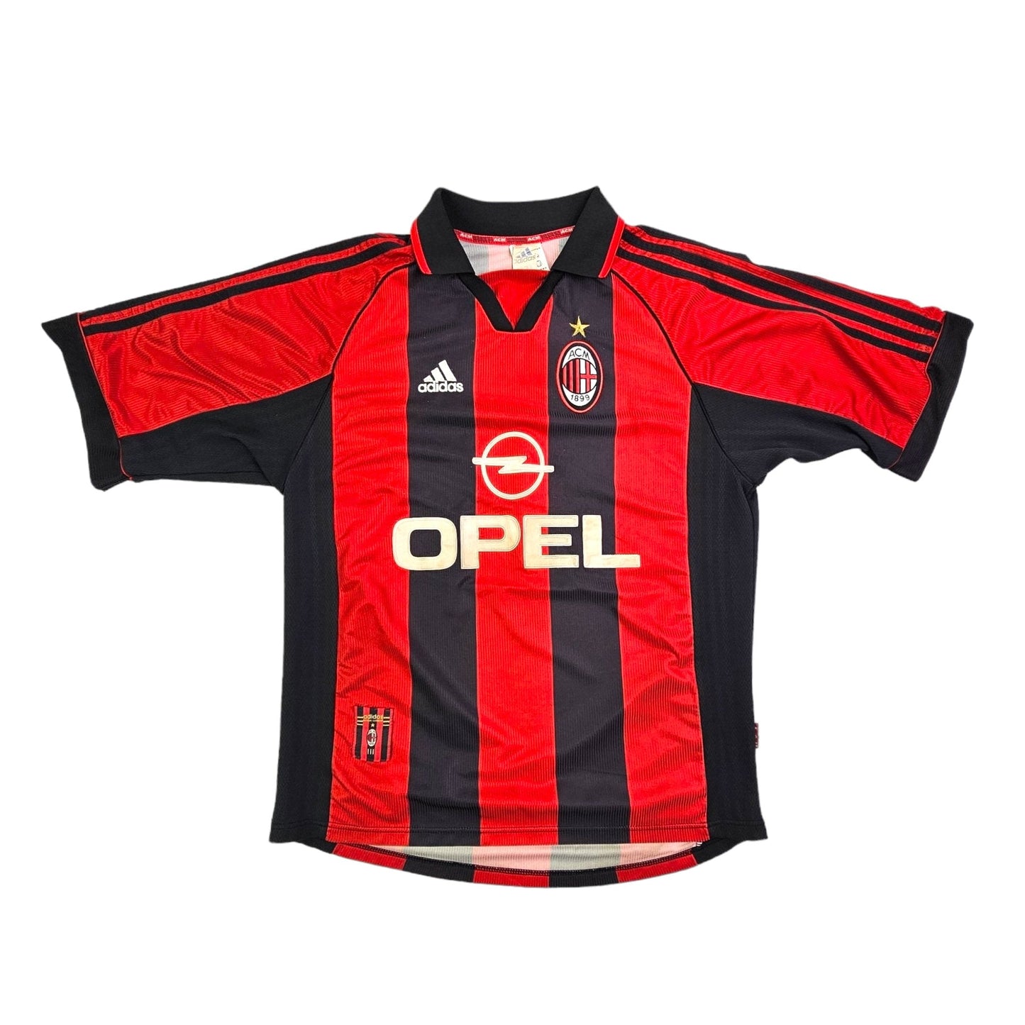 1998/99 AC Milan Home Football Shirt (M) Adidas