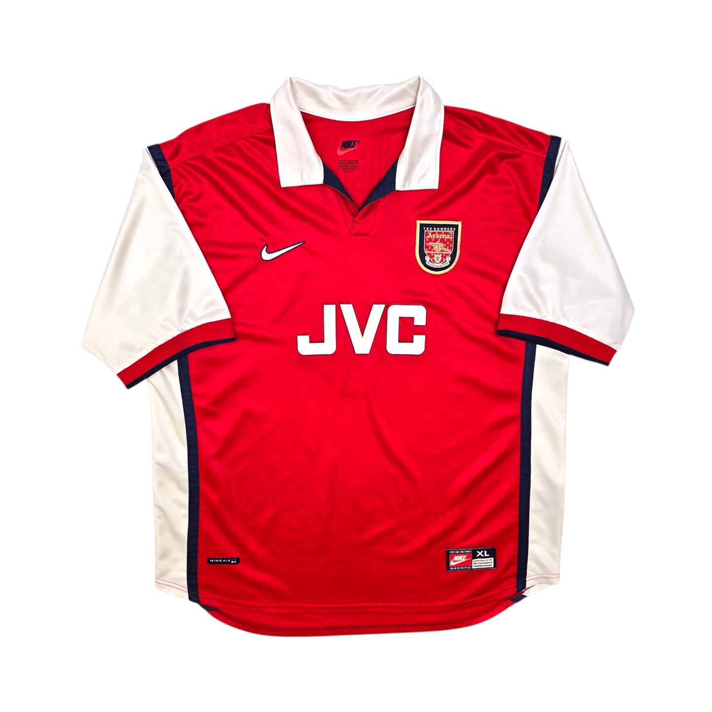 1998/99 Arsenal Home Football Shirt (XL) Nike #9 Anelka