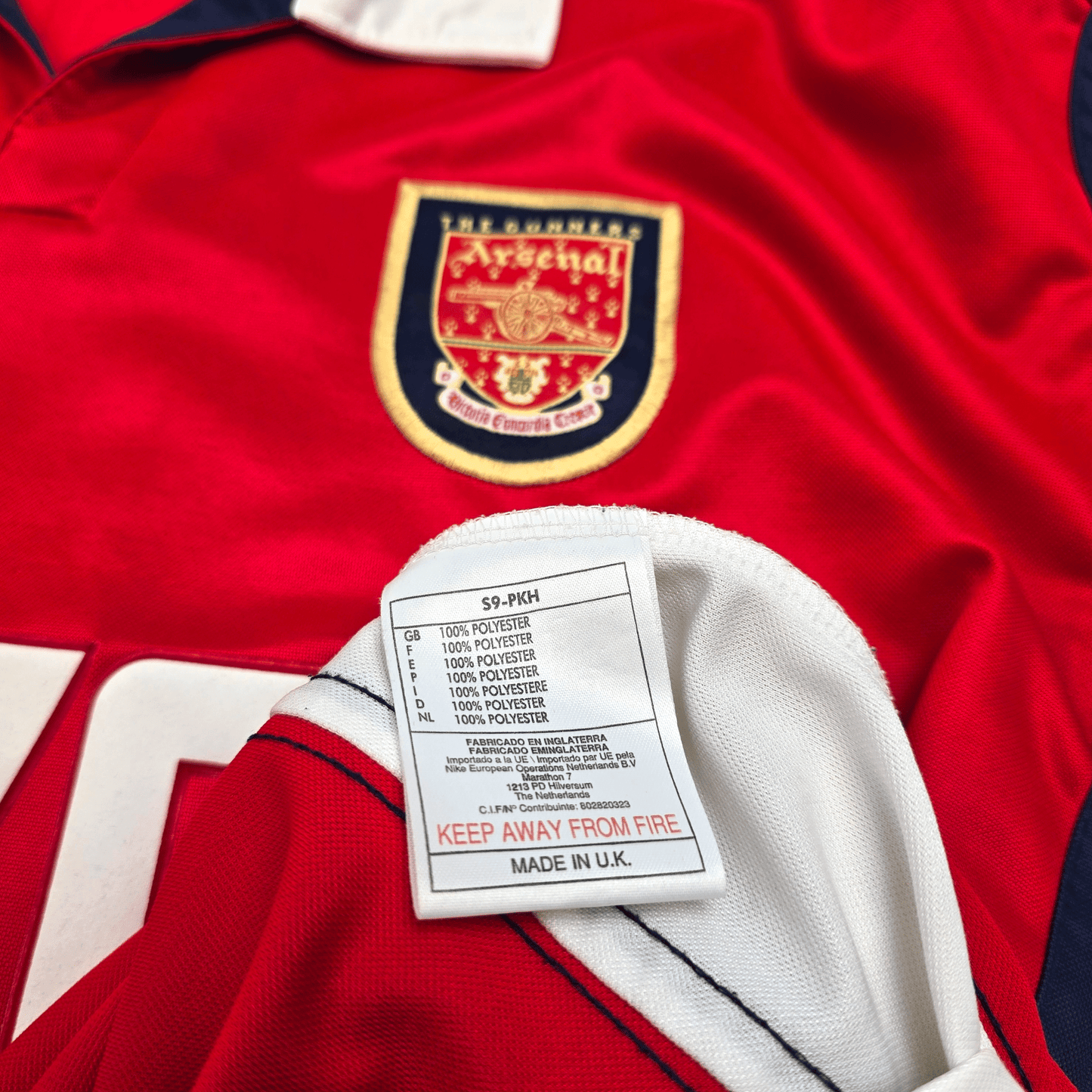 1998/99 Arsenal Home Football Shirt (XL) Nike #9 Anelka