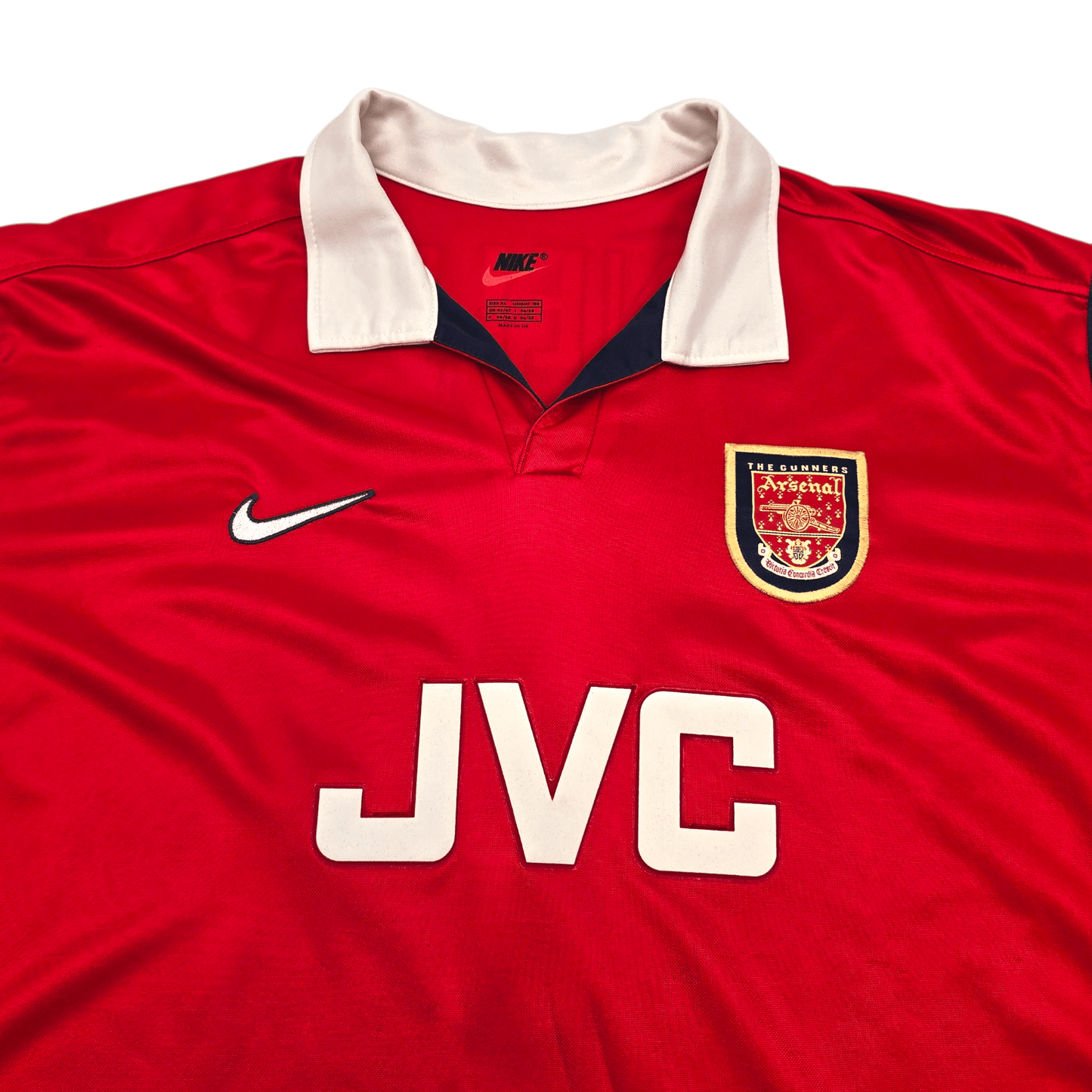 1998/99 Arsenal Home Football Shirt (XL) Nike #9 Anelka