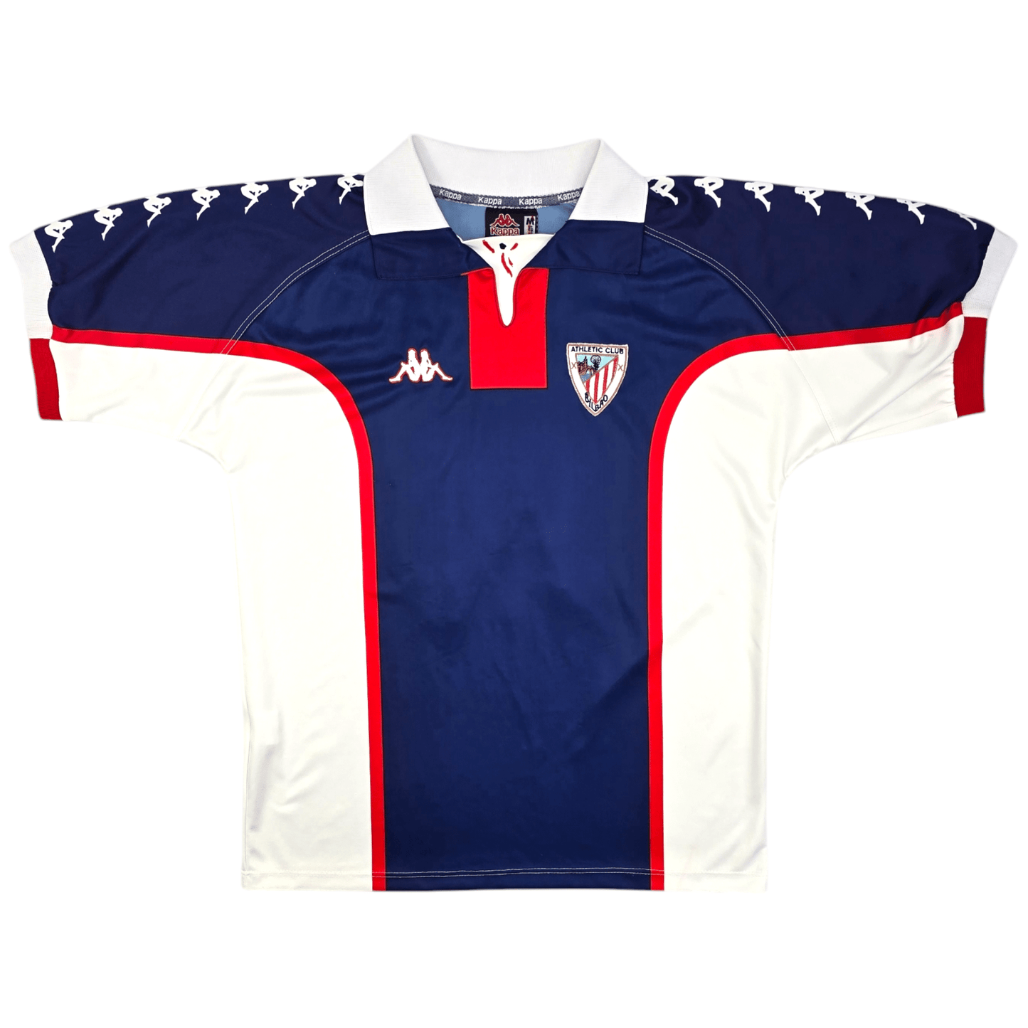 1998/99 Atletico Bilbao Away Football Shirt (M) Kappa #20 Urzaiz