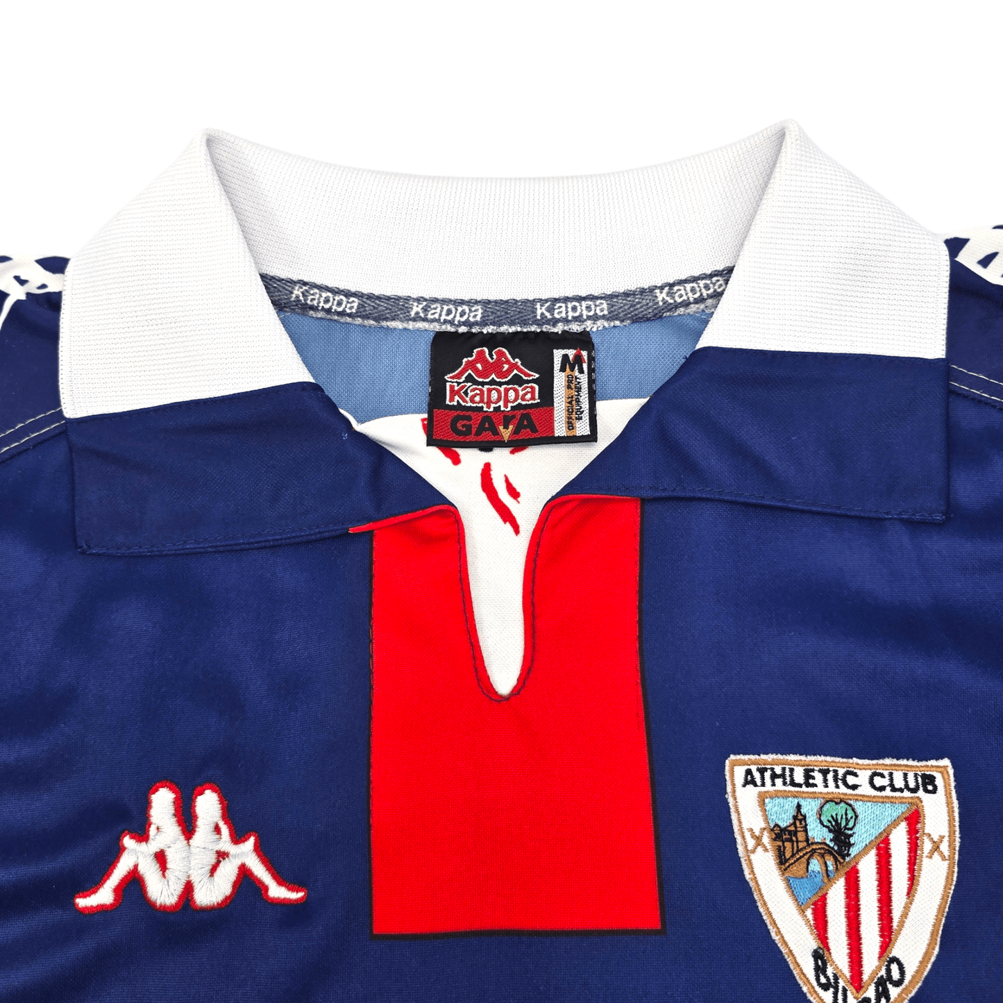 1998/99 Atletico Bilbao Away Football Shirt (M) Kappa #20 Urzaiz