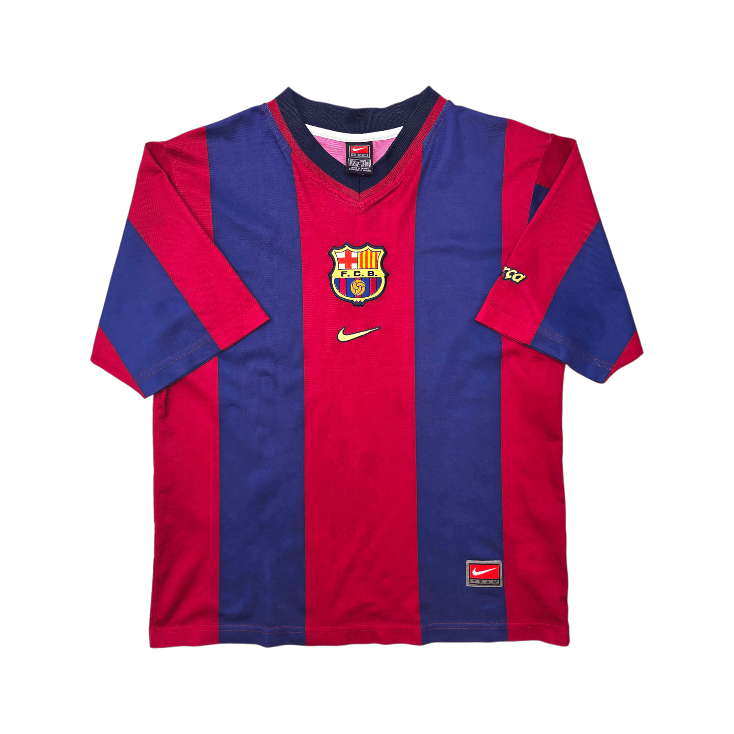 1998/99 Barcelona Home Football Shirt (S) Nike