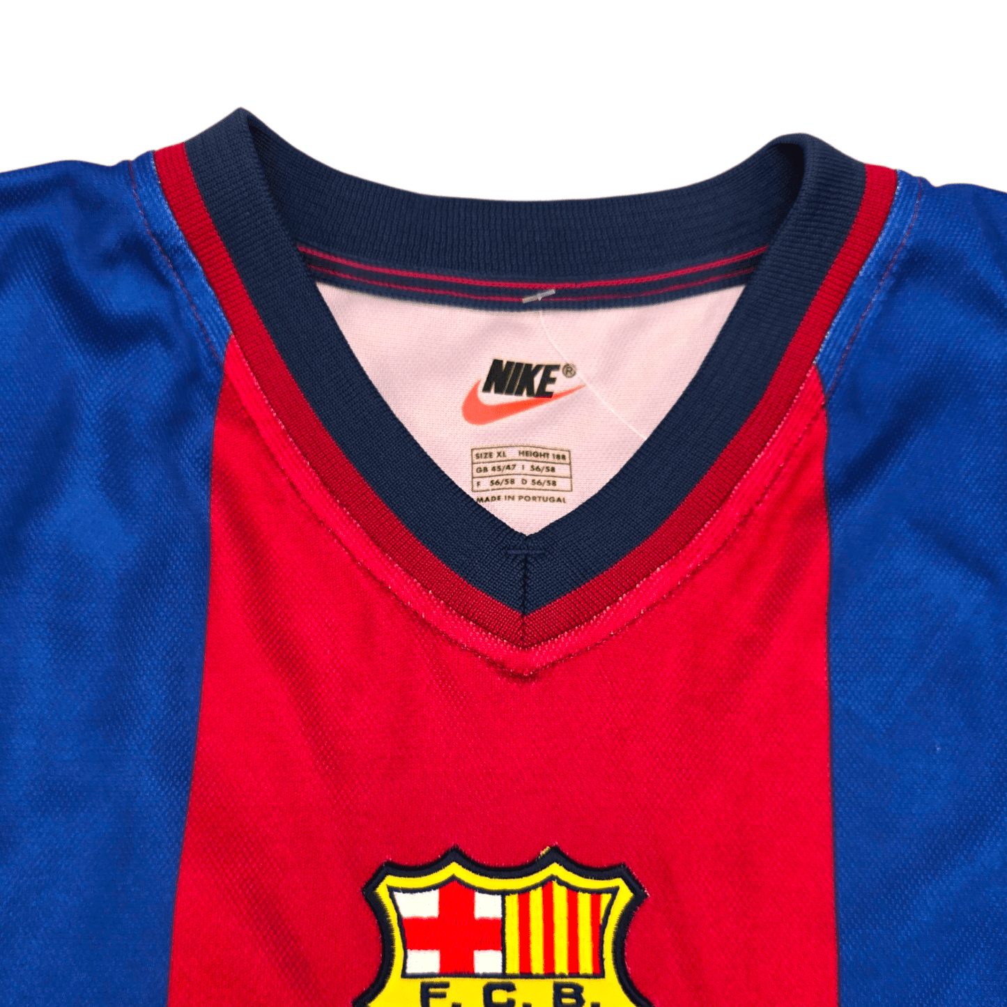 1998/99 Barcelona Home Football Shirt (XL) Nike #11 Rivaldo