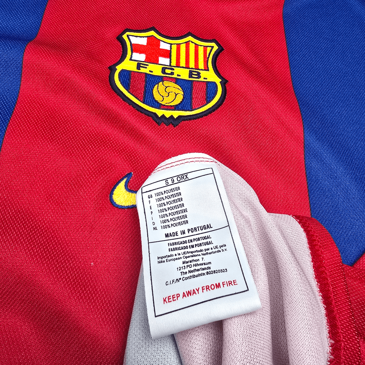 1998/99 Barcelona Home Football Shirt (XL) Nike #11 Rivaldo