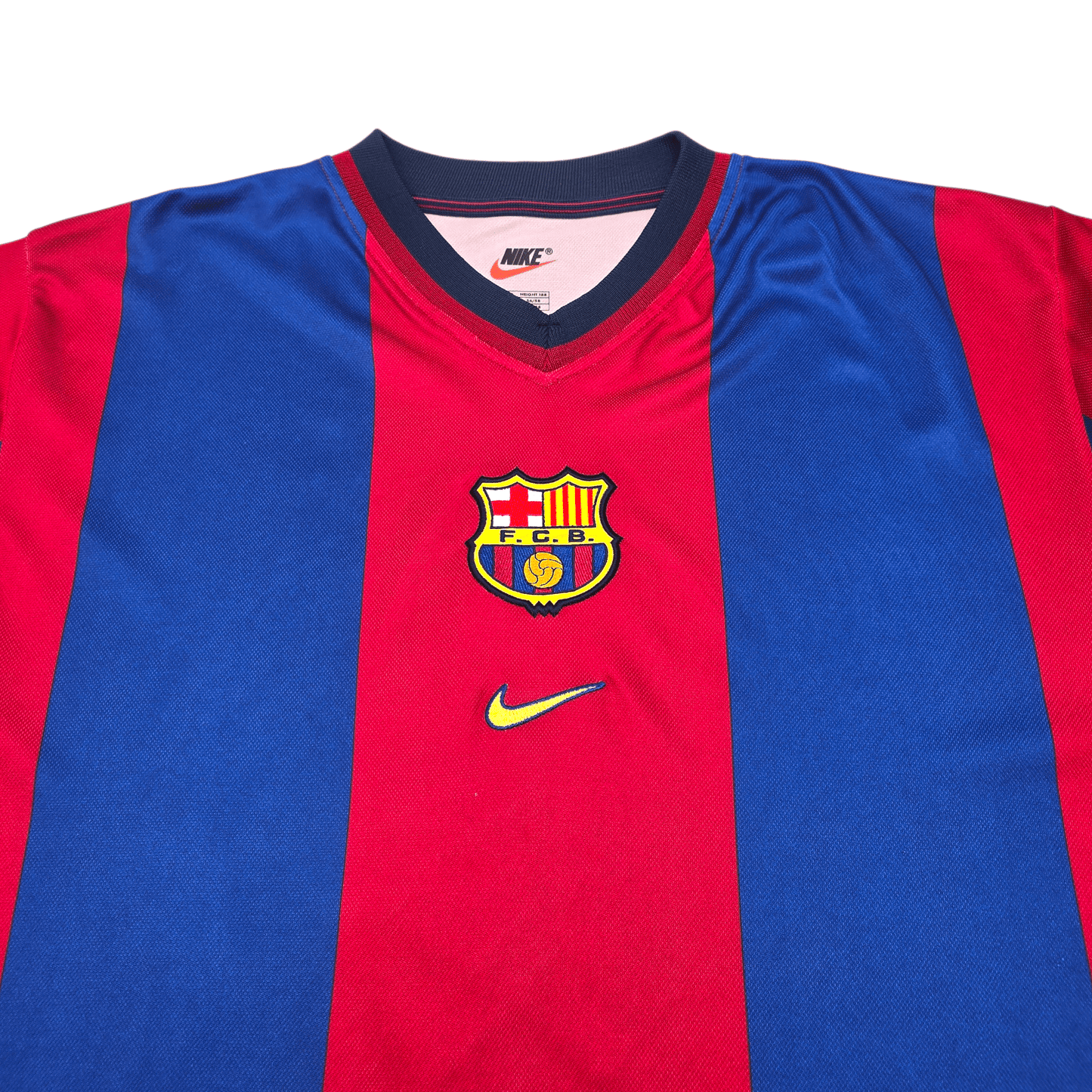 1998/99 Barcelona Home Football Shirt (XL) Nike #11 Rivaldo