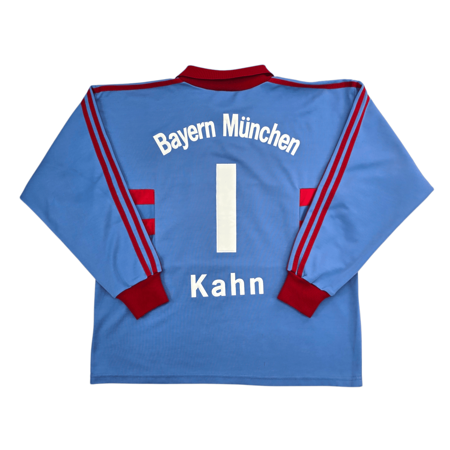 1998/99 Bayern Munich Goal Keeper Football Shirt (L) Adidas #1 Khan