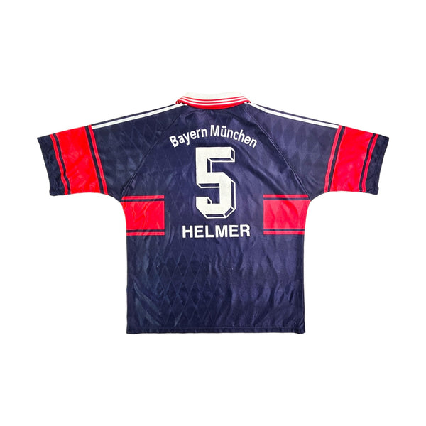 1998/99 Bayern Munich Home Football Shirt (XL) Adidas #5 Helmer