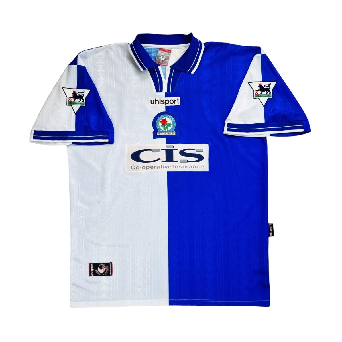 1998/99 Blackburn Rovers Home Football Shirt (XL) Uhlsport #9 Sutton
