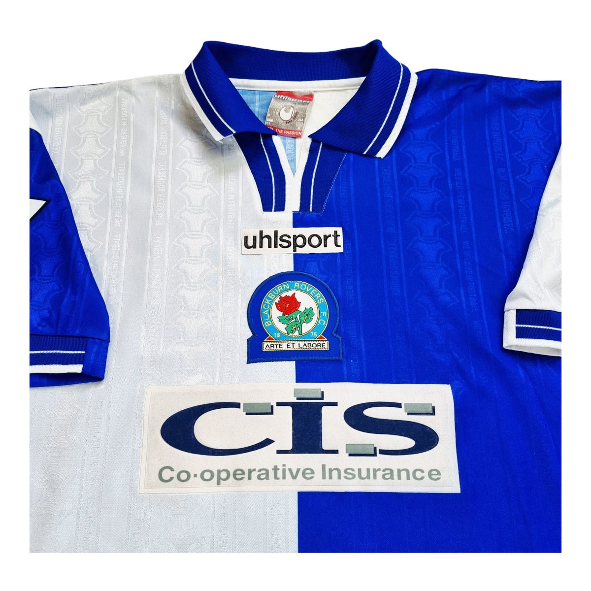1998/99 Blackburn Rovers Home Football Shirt (XL) Uhlsport #9 Sutton