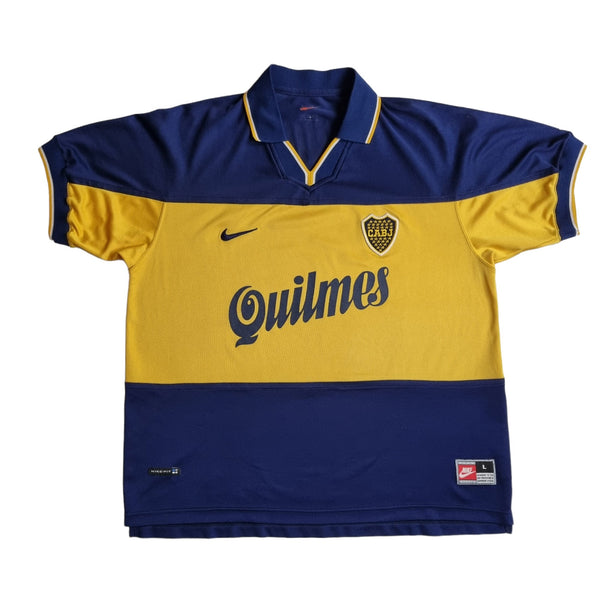 1998/99 Boca Juniors Home Football Shirt (L) Nike