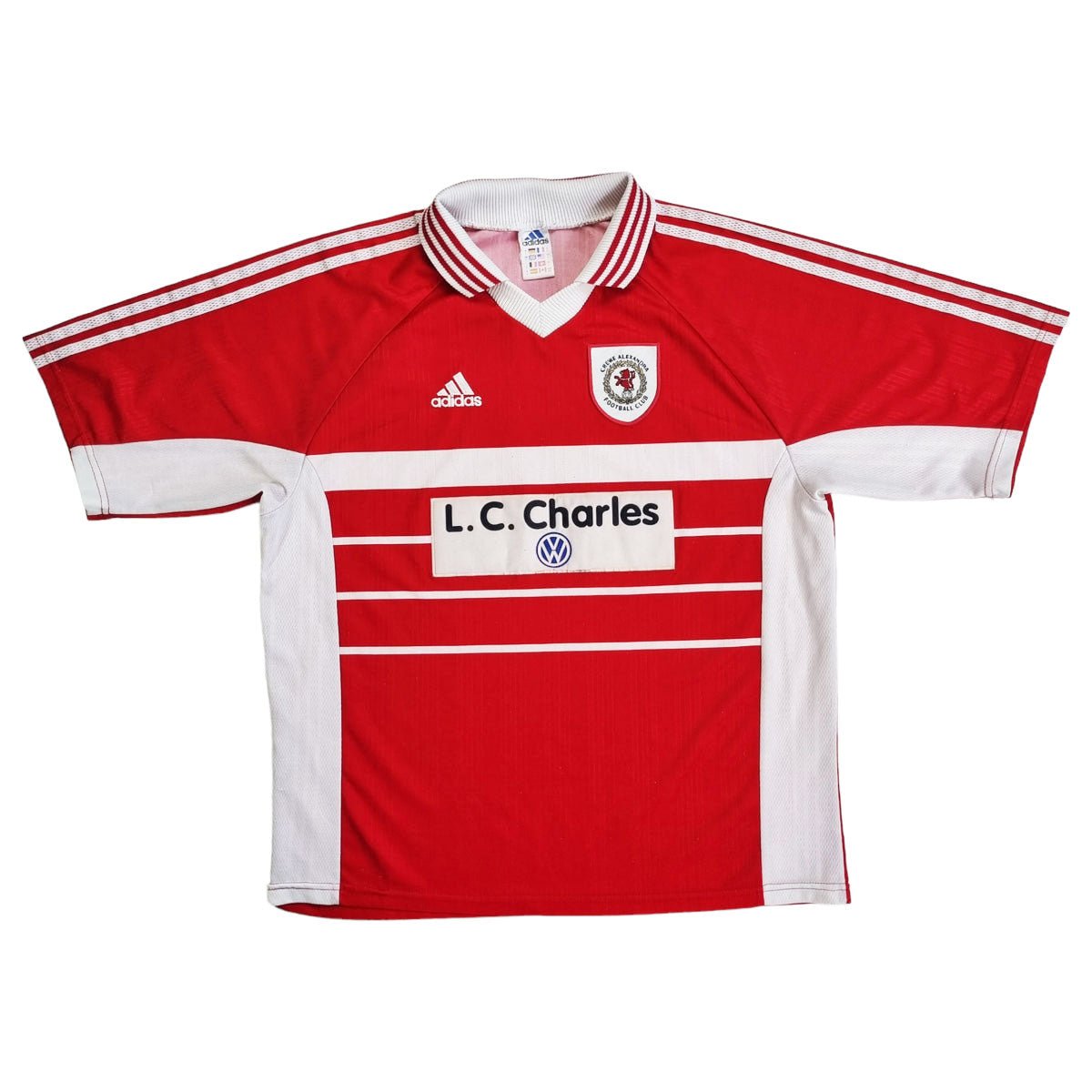 1998/99 Crewe Alexandra Home Football Shirt (L) Adidas