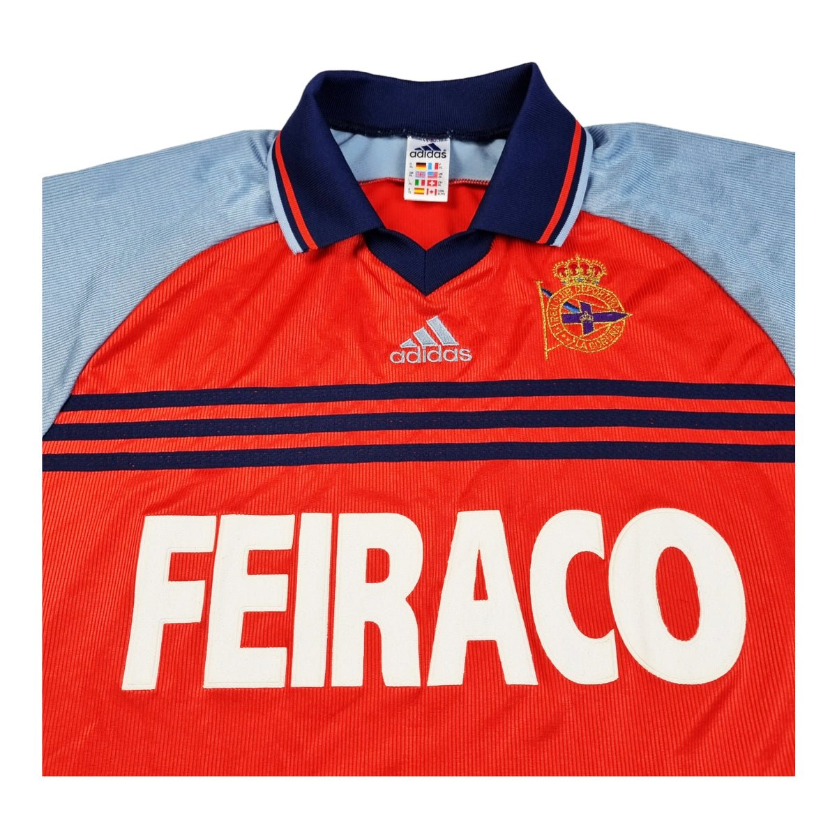 1998/99 Deportivo La Coruna Away Football Shirt (XL) Adidas