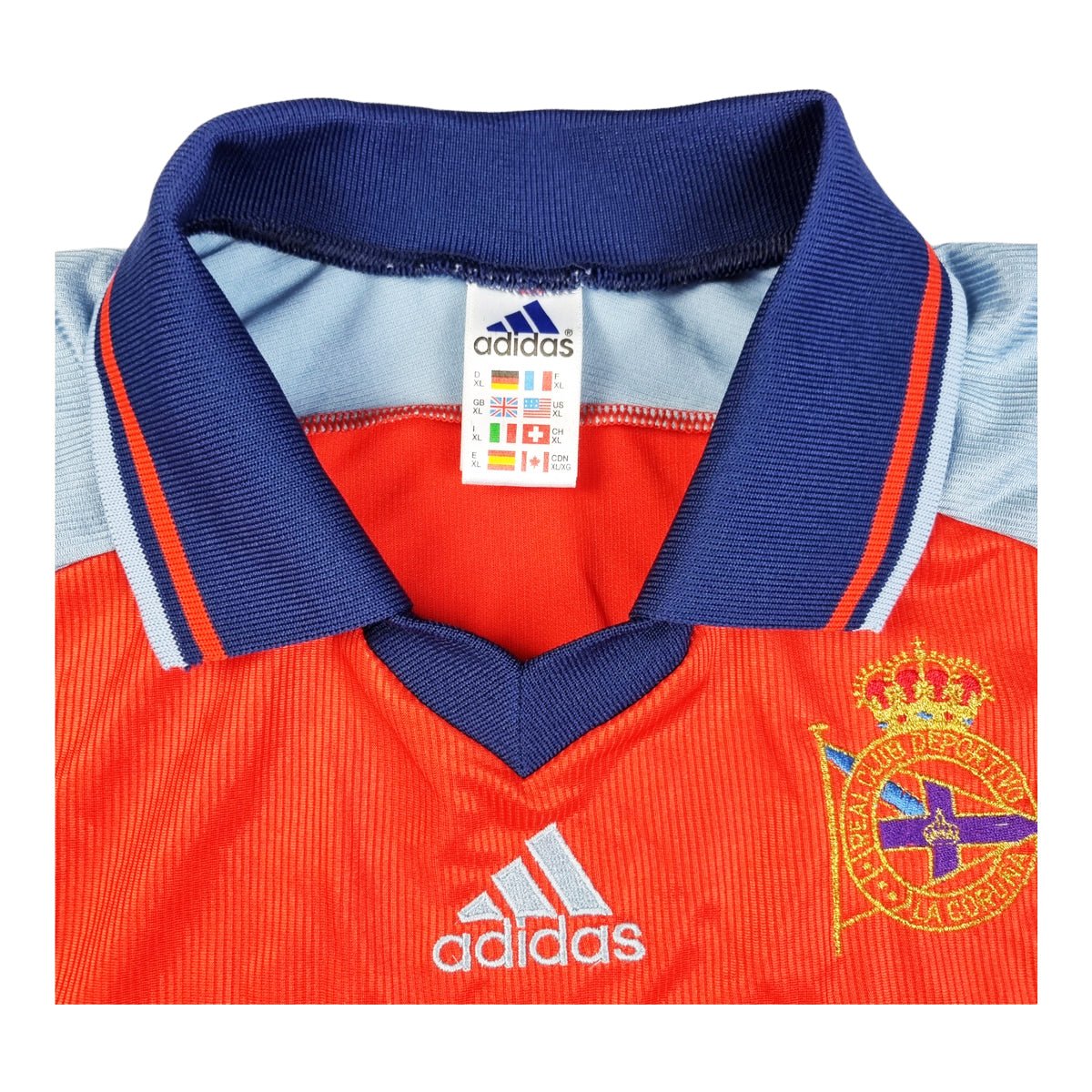 1998/99 Deportivo La Coruna Away Football Shirt (XL) Adidas