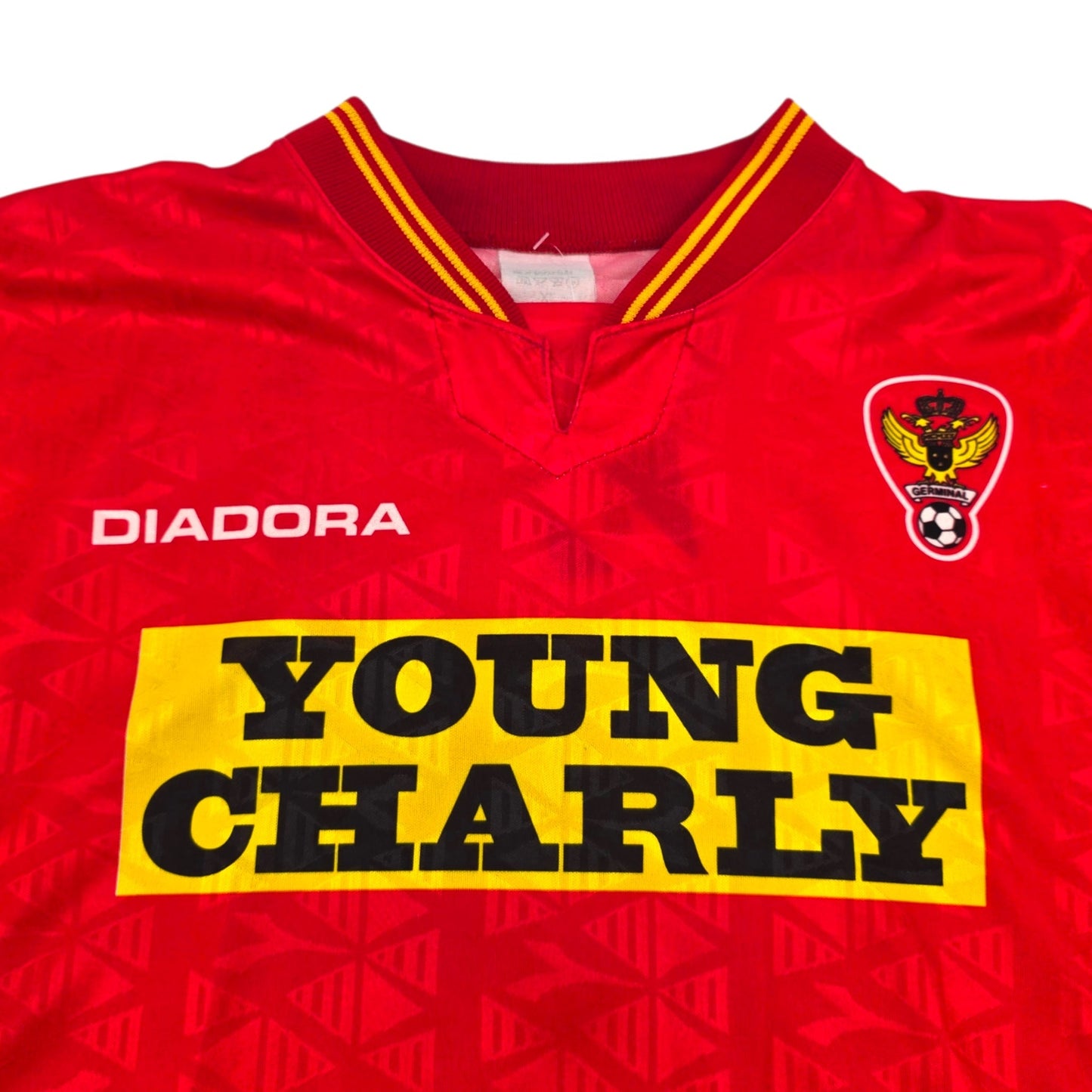 1998/99 Germinal Ekeren Home Football Shirt (XL) Diadora #5