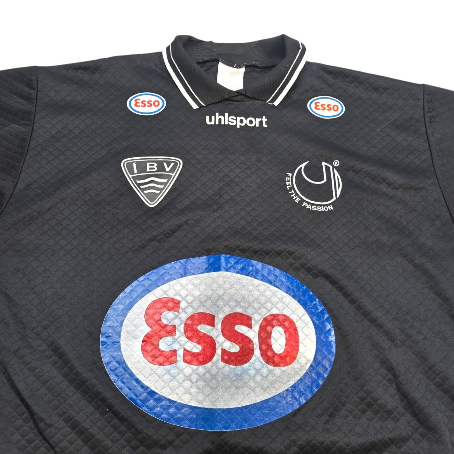 1998/99 IBV Vestmannaeyjar Goal Keeper Football Shirt (2XL) Uhlsport #12 (Matchworn)
