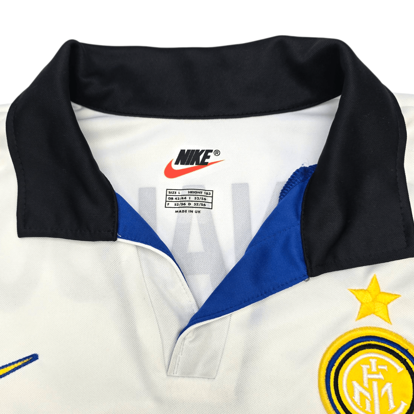 1998/99 Inter Milan Away Football Shirt (L) Nike #9 Ronaldo