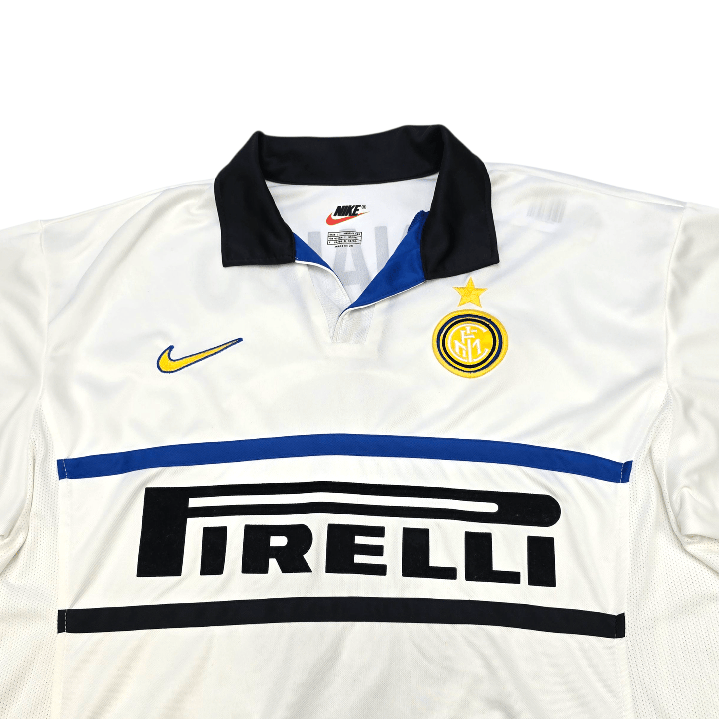 1998/99 Inter Milan Away Football Shirt (L) Nike #9 Ronaldo