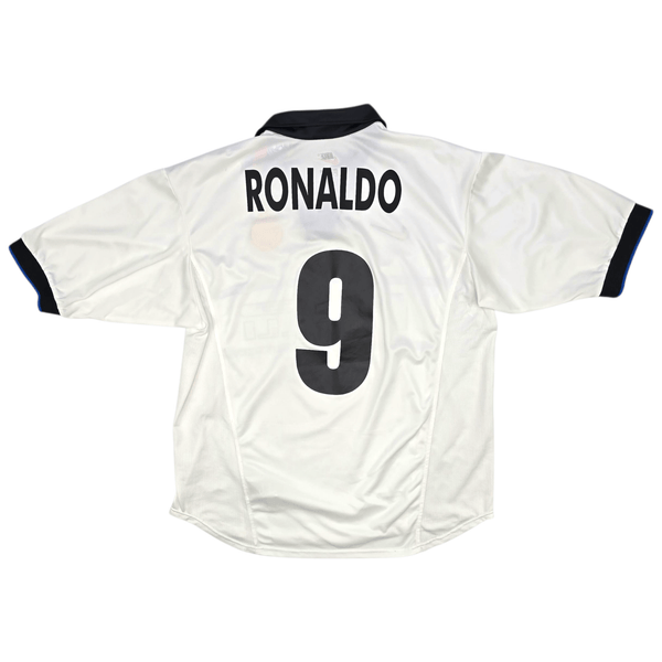 1998/99 Inter Milan Away Football Shirt (L) Nike #9 Ronaldo