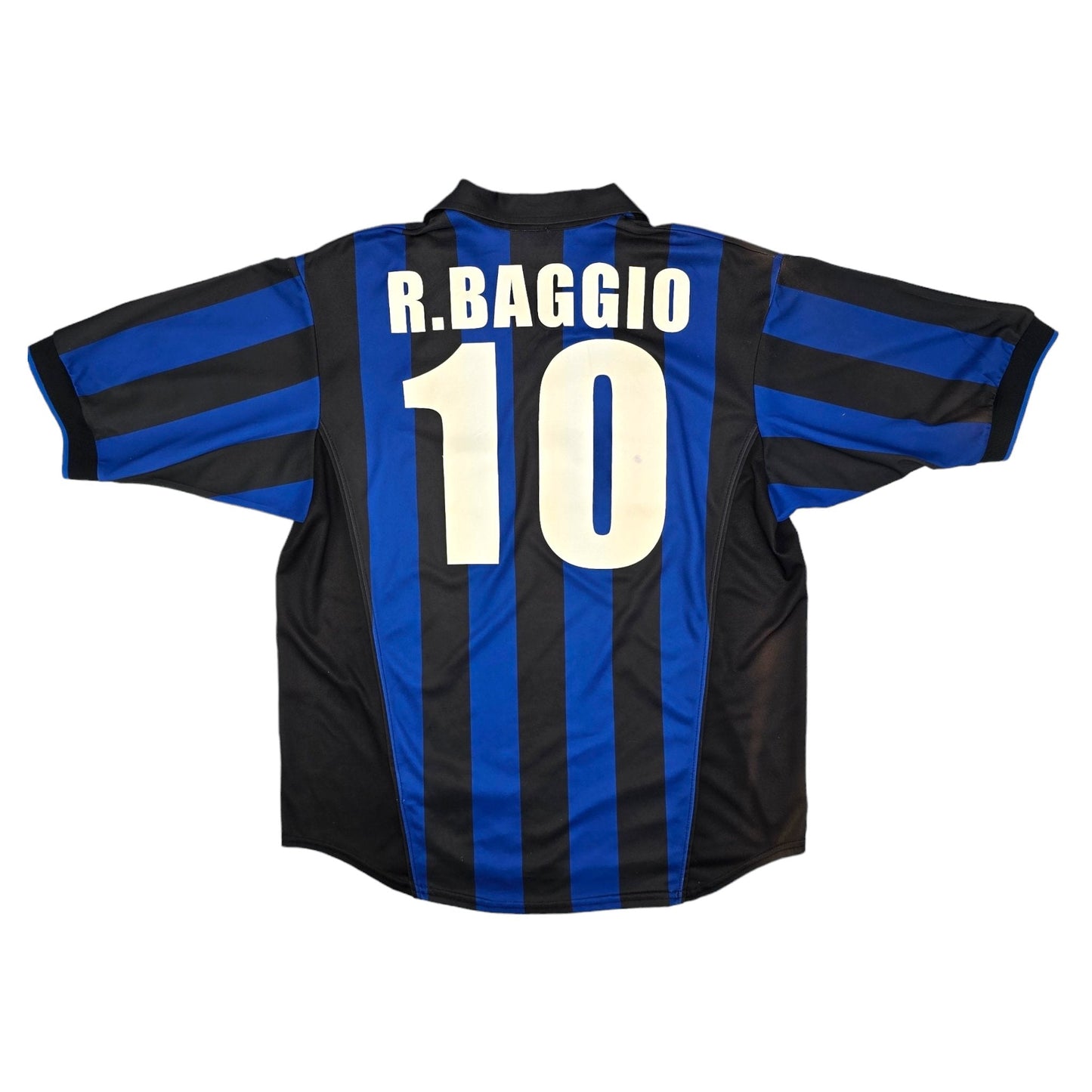 1998/99 Inter Milan Home Football Shirt (M) Nike #10 Baggio