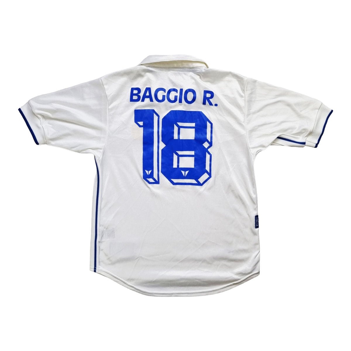 1998/99 Italy Away Football Shirt (S) Nike #18 Baggio