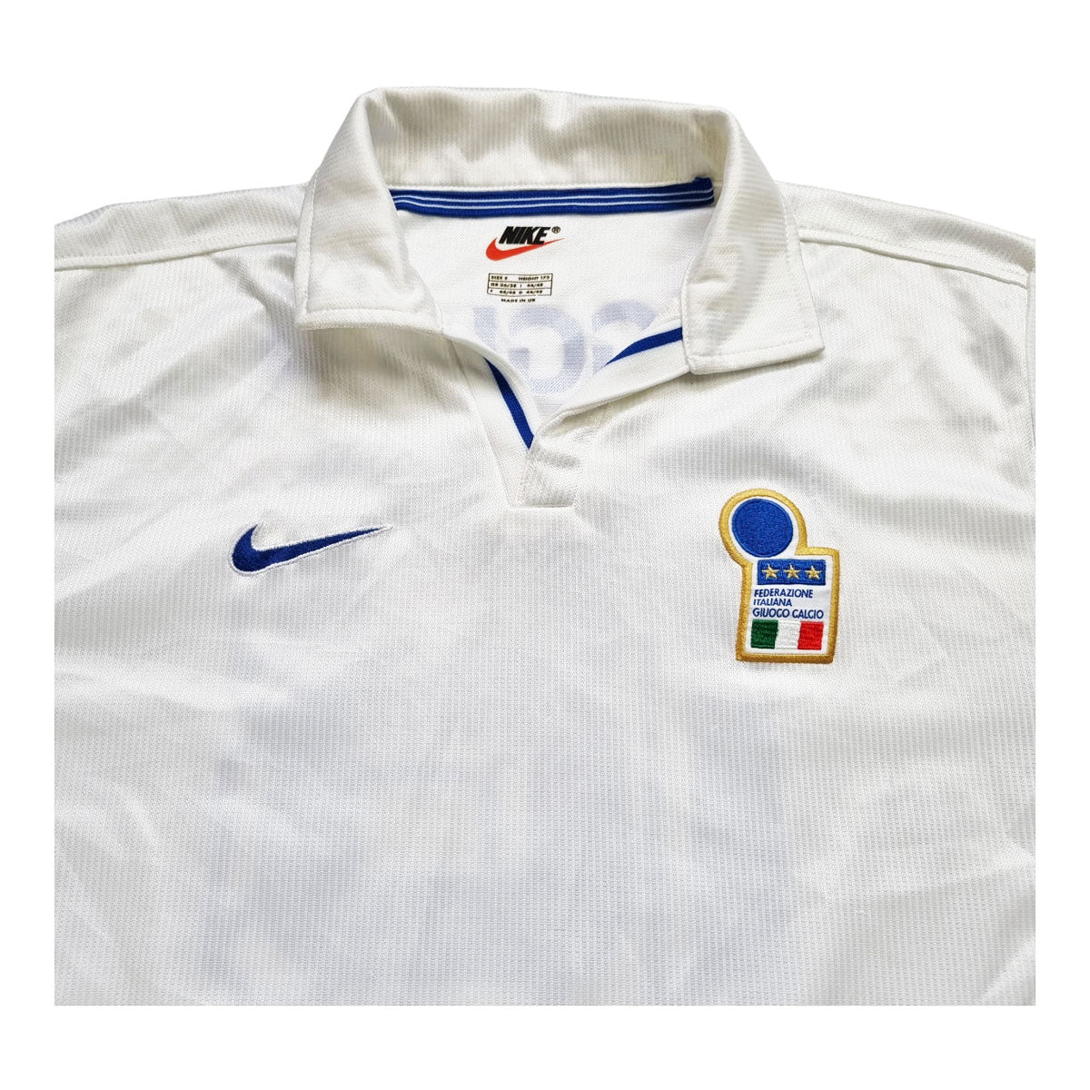 1998/99 Italy Away Football Shirt (S) Nike #18 Baggio