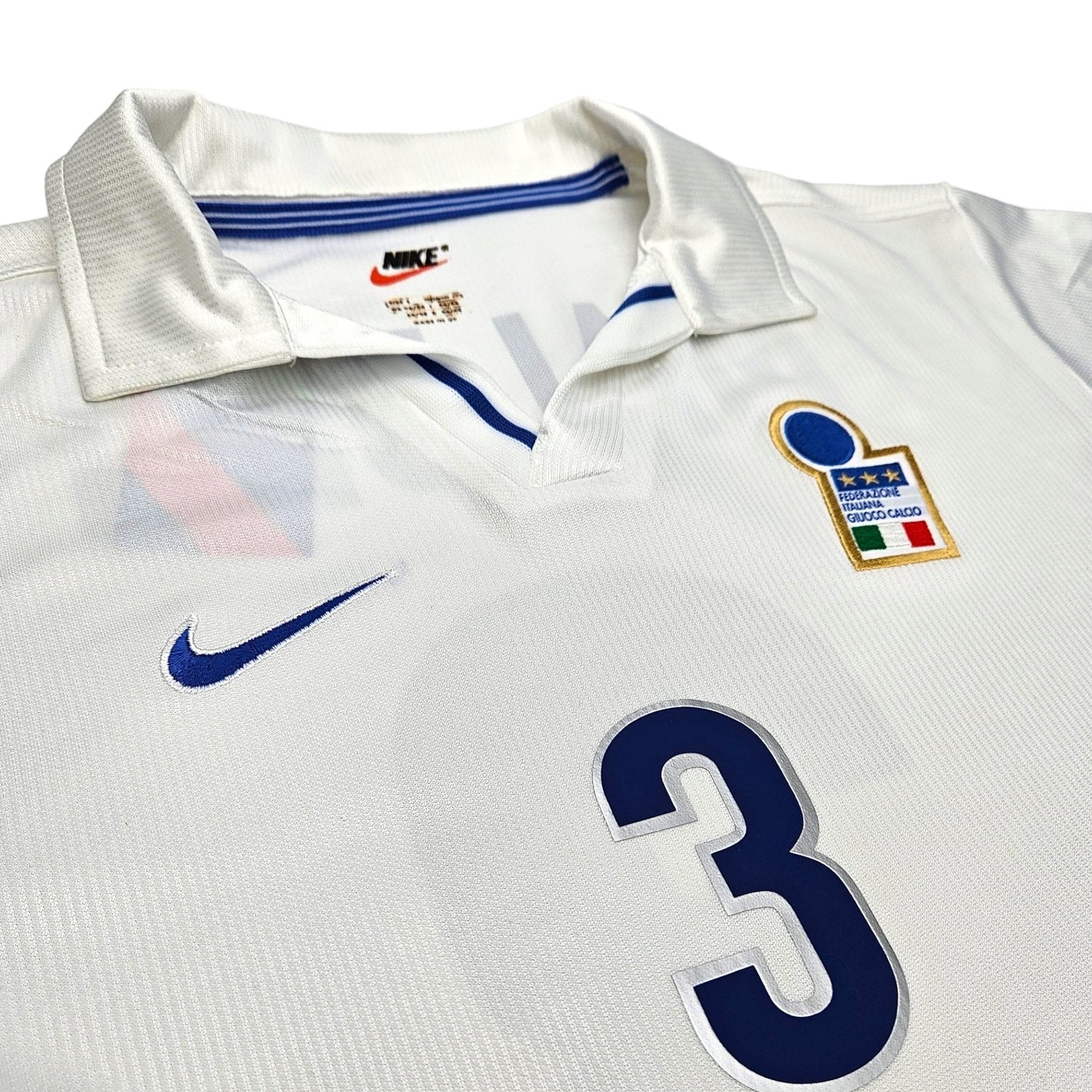 1998/99 Italy Away Football Shirt (S) Nike #3 Maldini