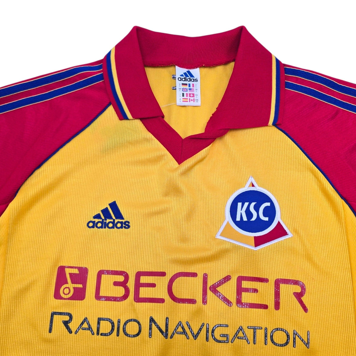 1998/99 Karlsruher SC Away Football Shirt (L) Adidas