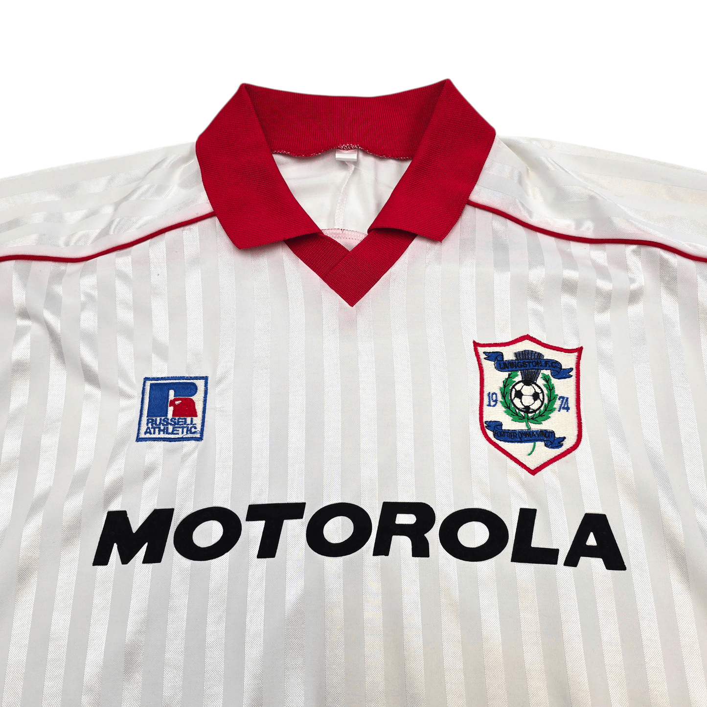 1998/99 Livingston Away Football Shirt (XL) Russell Athletic