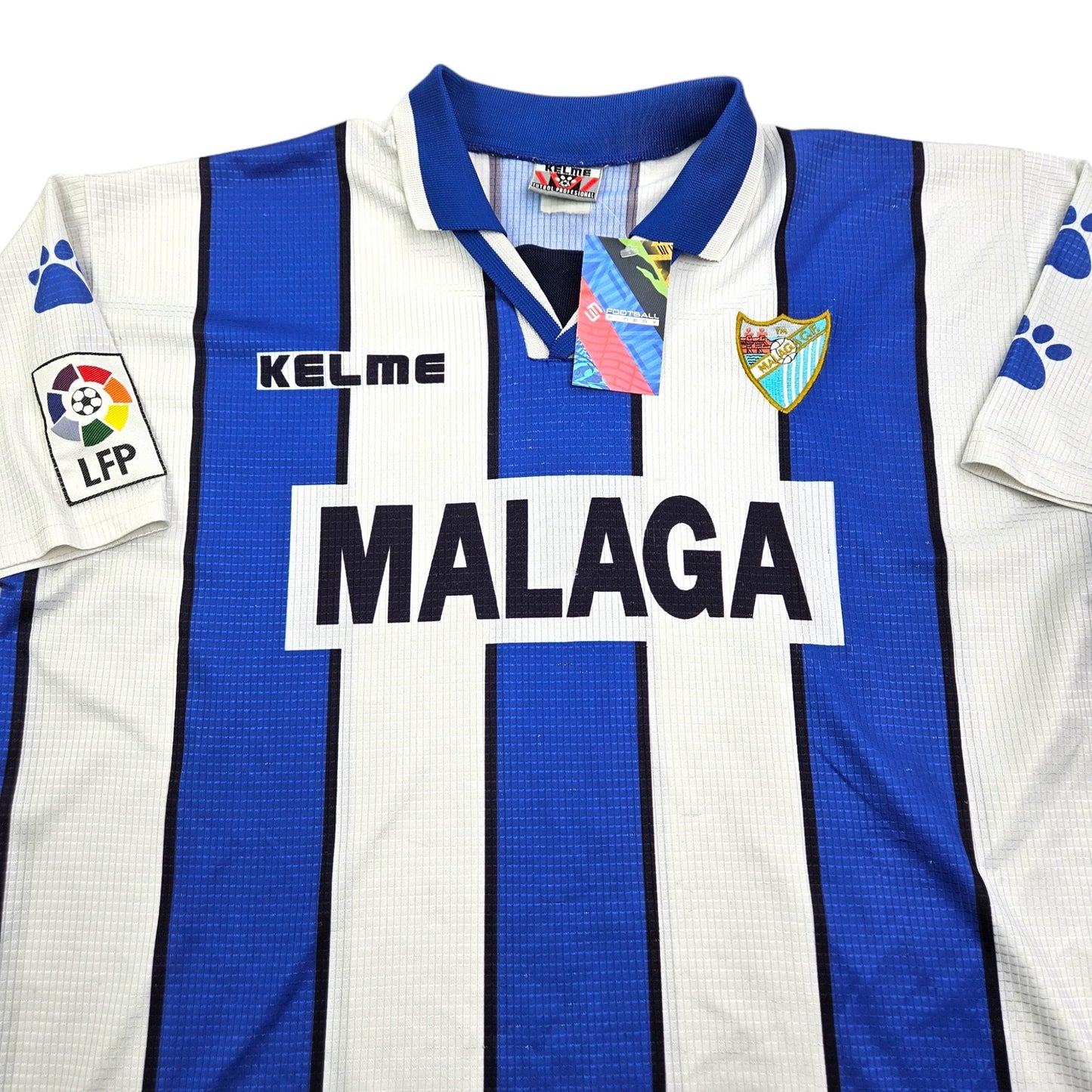 1998/99 Malaga Home Football Shirt (L) Kelme