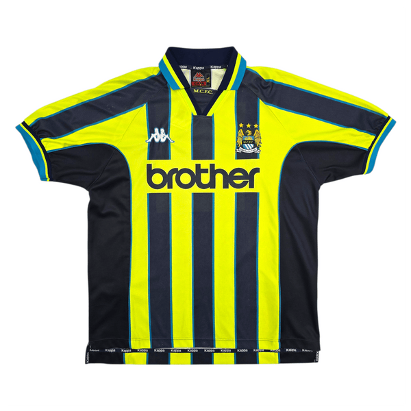 1998/99 Manchester City Away Football Shirt (XL) Kappa