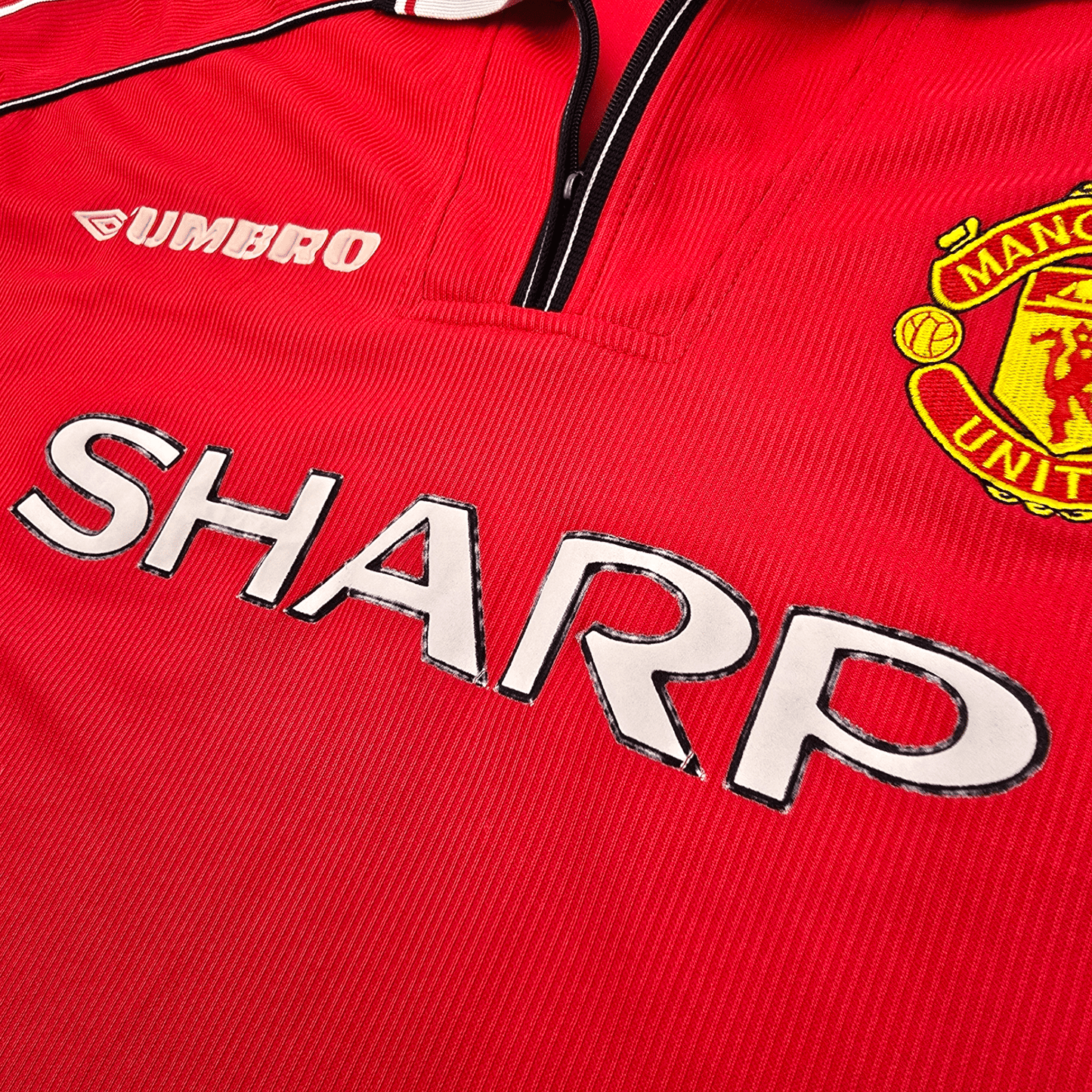 1998/99 Manchester United Home Football Shirt (L) Umbro