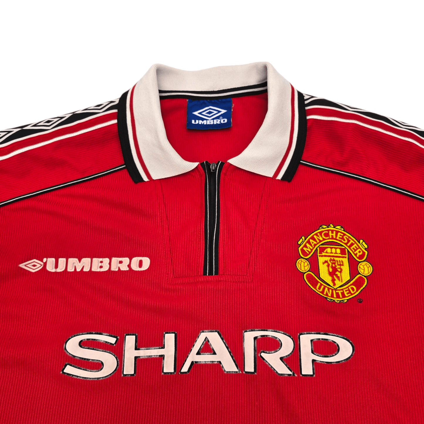 1998/99 Manchester United Home Football Shirt (L) Umbro