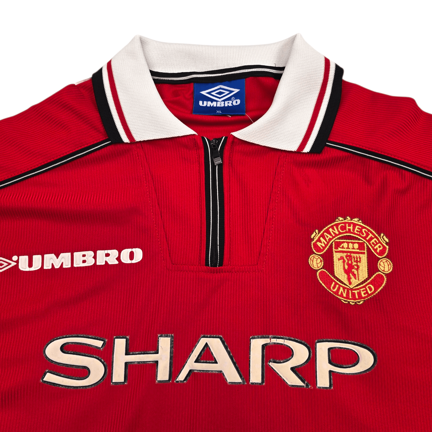 1998/99 Manchester United Home Football Shirt (XL) Umbro