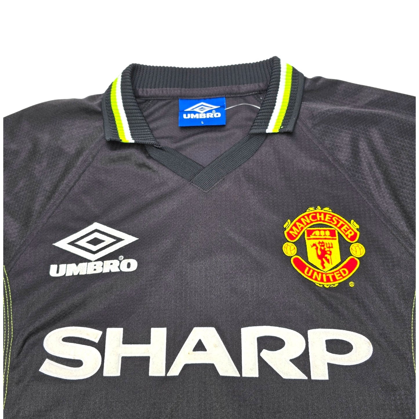 1998/99 Manchester United Third Football Shirt (L) Umbro #19 Yorke
