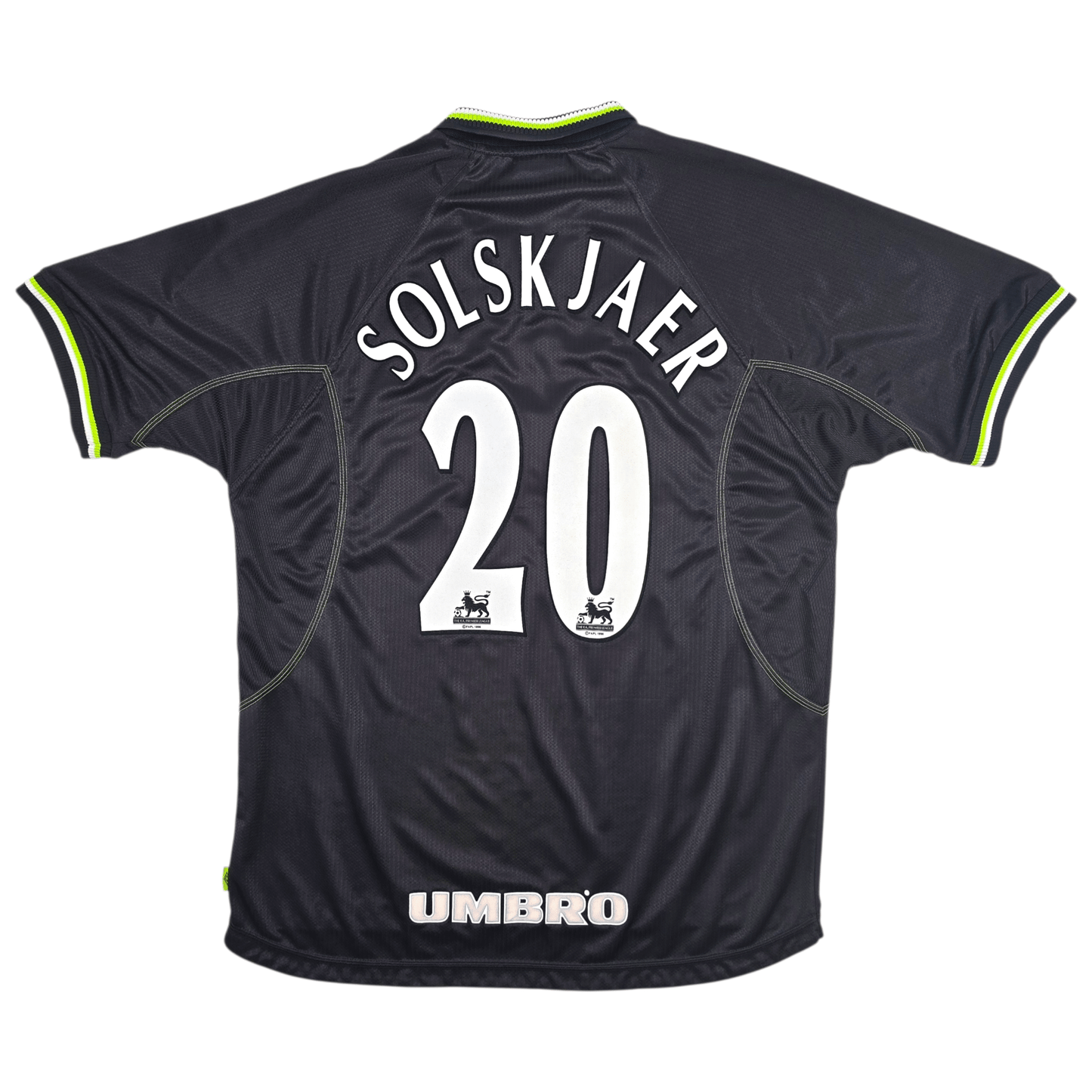 1998/99 Manchester United Third Football Shirt (XL) Umbro #20 Solskjaer