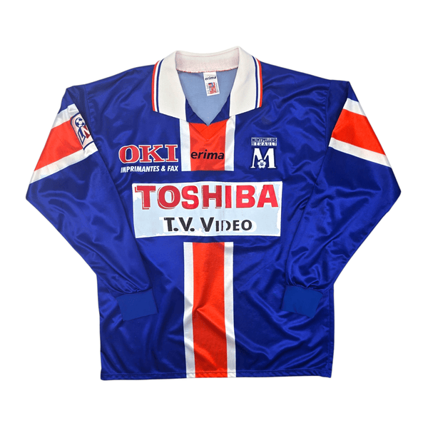 1998/99 Montpellier Home Football Shirt (XL) Erima #15 Rodriguez