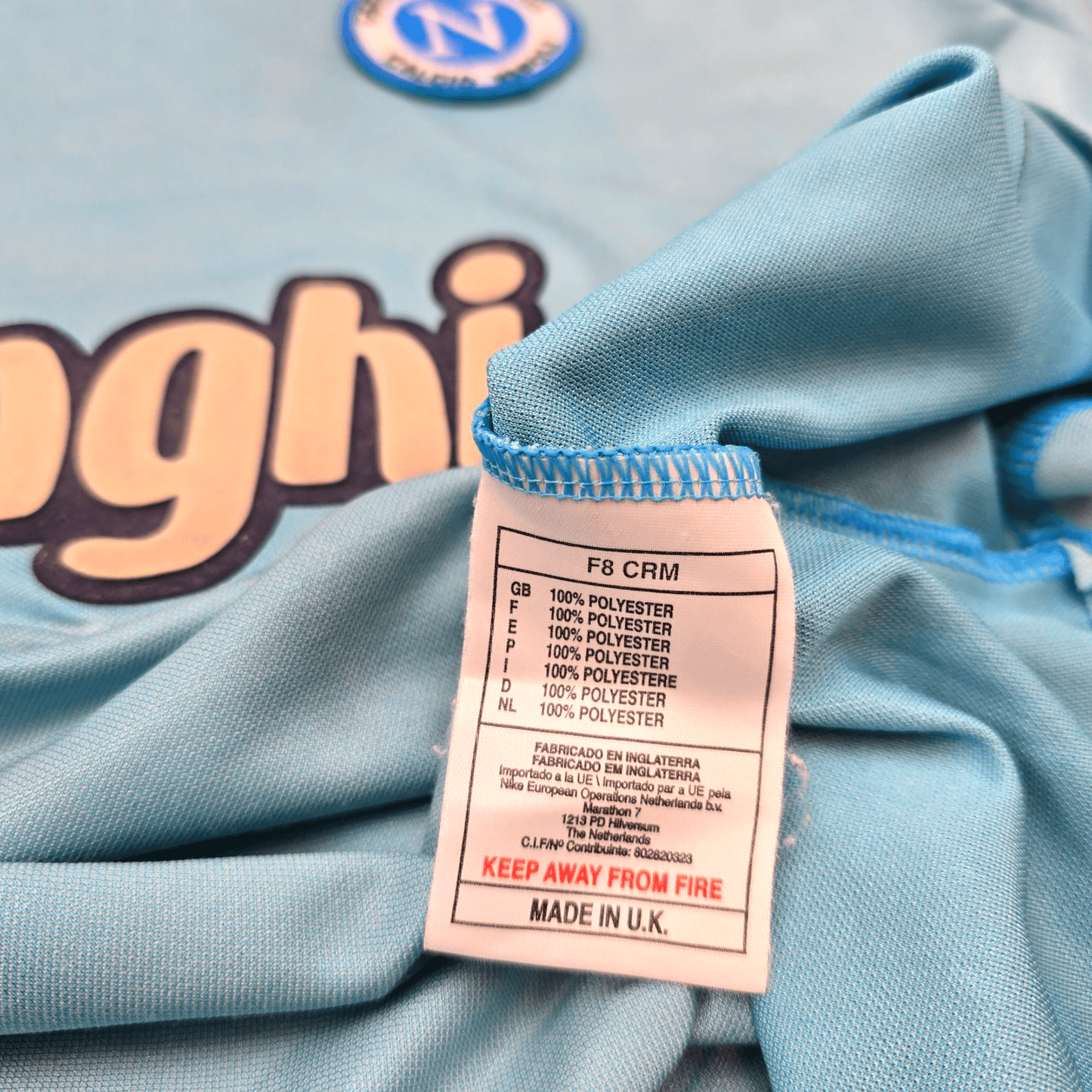 1998/99 Napoli Home Football Shirt (XL) Nike