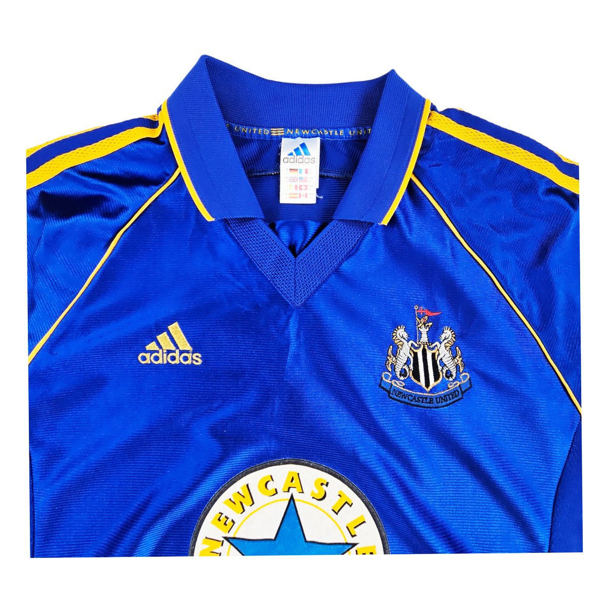 1998/99 Newcastle United Away Football Shirt (L) Adidas