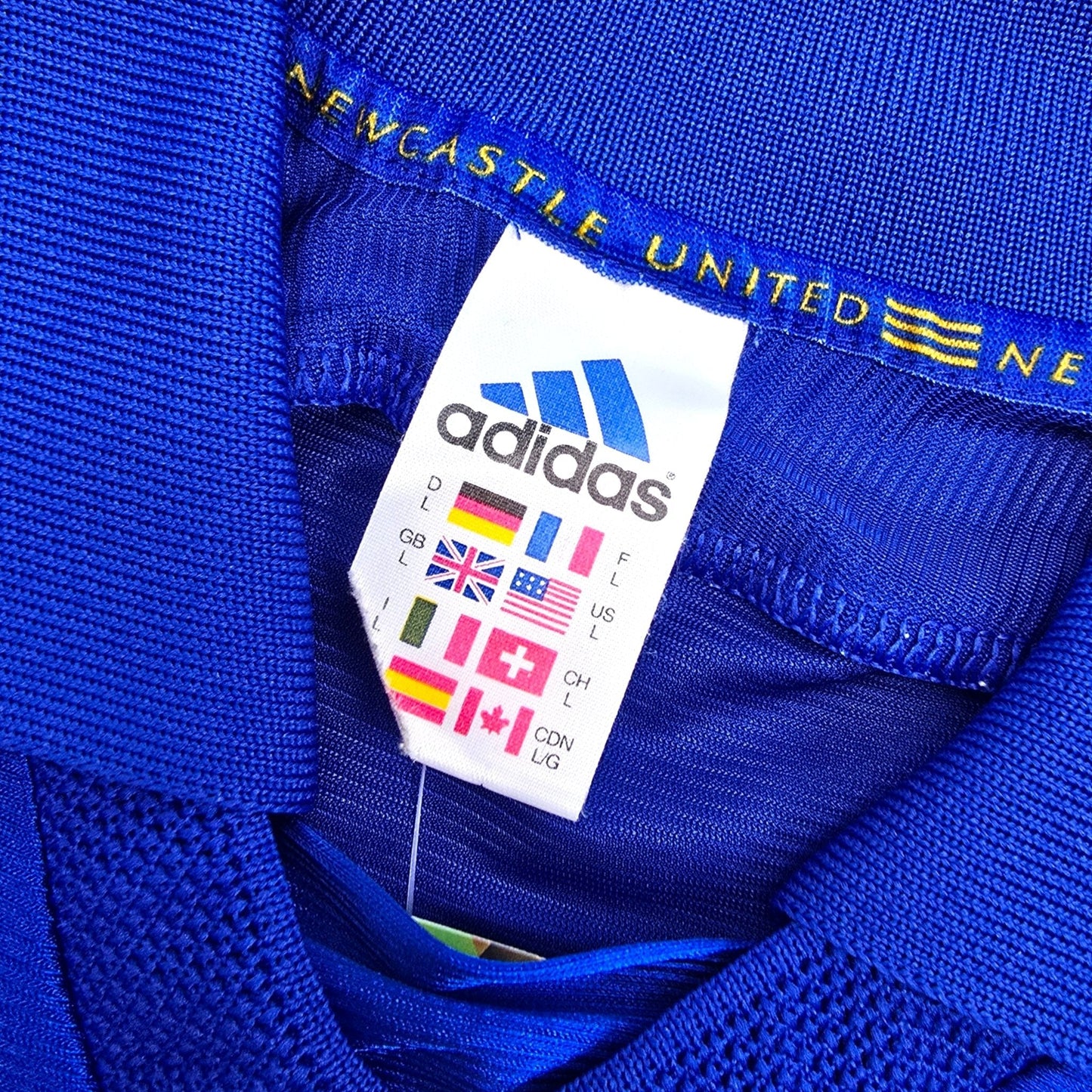 1998/99 Newcastle United Away Football Shirt (L) Adidas