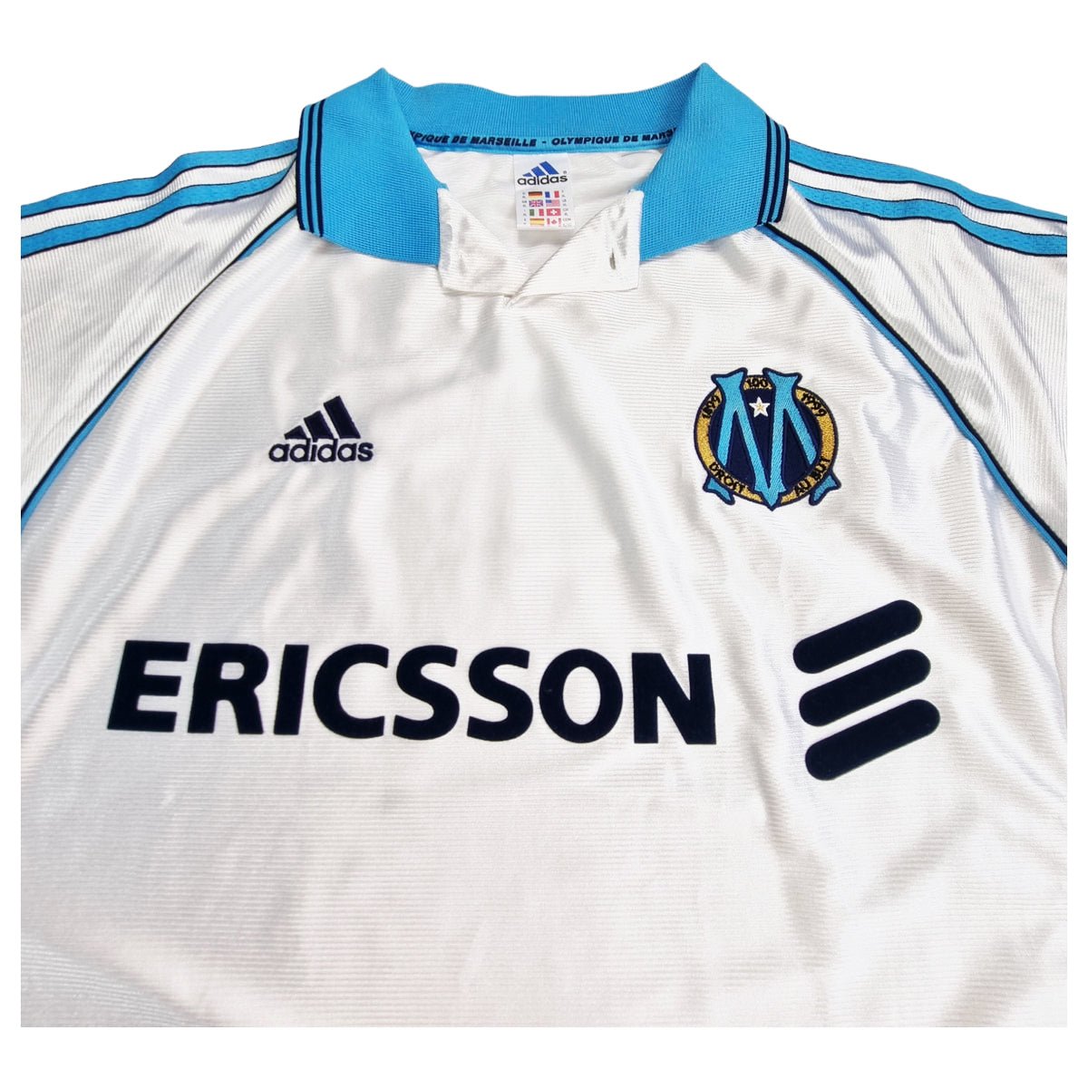 1998/99 Olympique Marseille Home Football Shirt (XL) Adidas (Centenary)