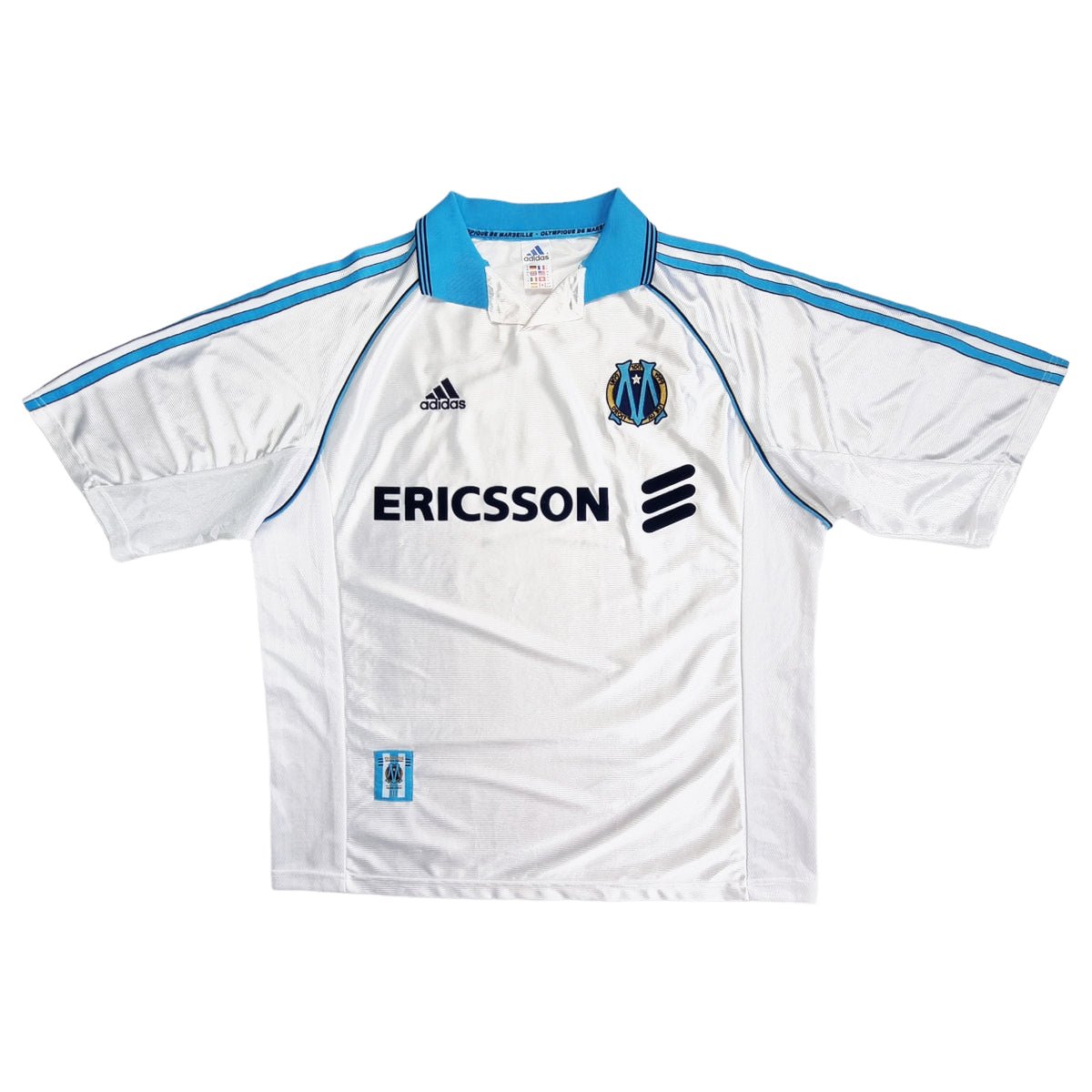 1998/99 Olympique Marseille Home Football Shirt (XL) Adidas (Centenary)