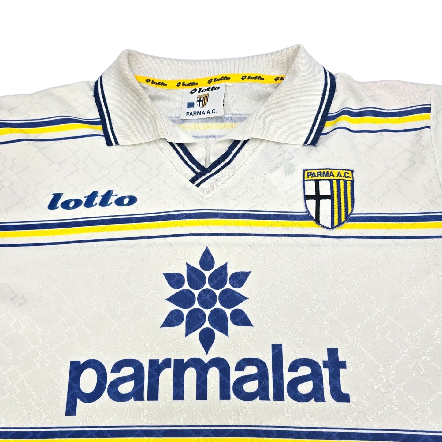 1998/99 Parma Away Football Shirt (L) Lotto