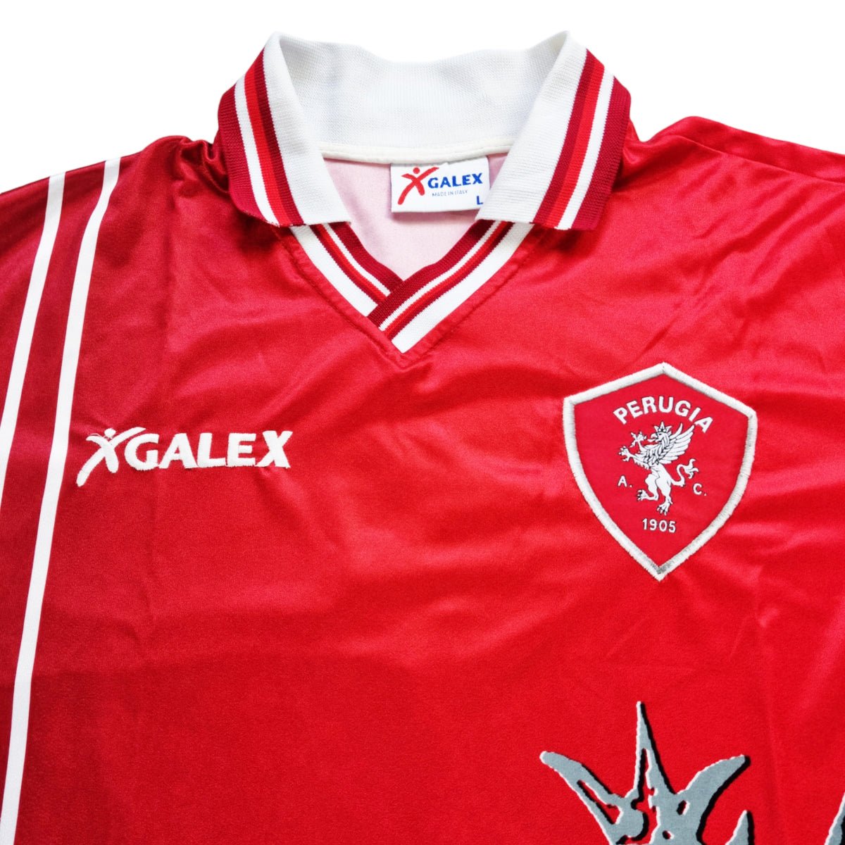 1998/99 Perugia Home Football Shirt (L) Galex #7 Nakata