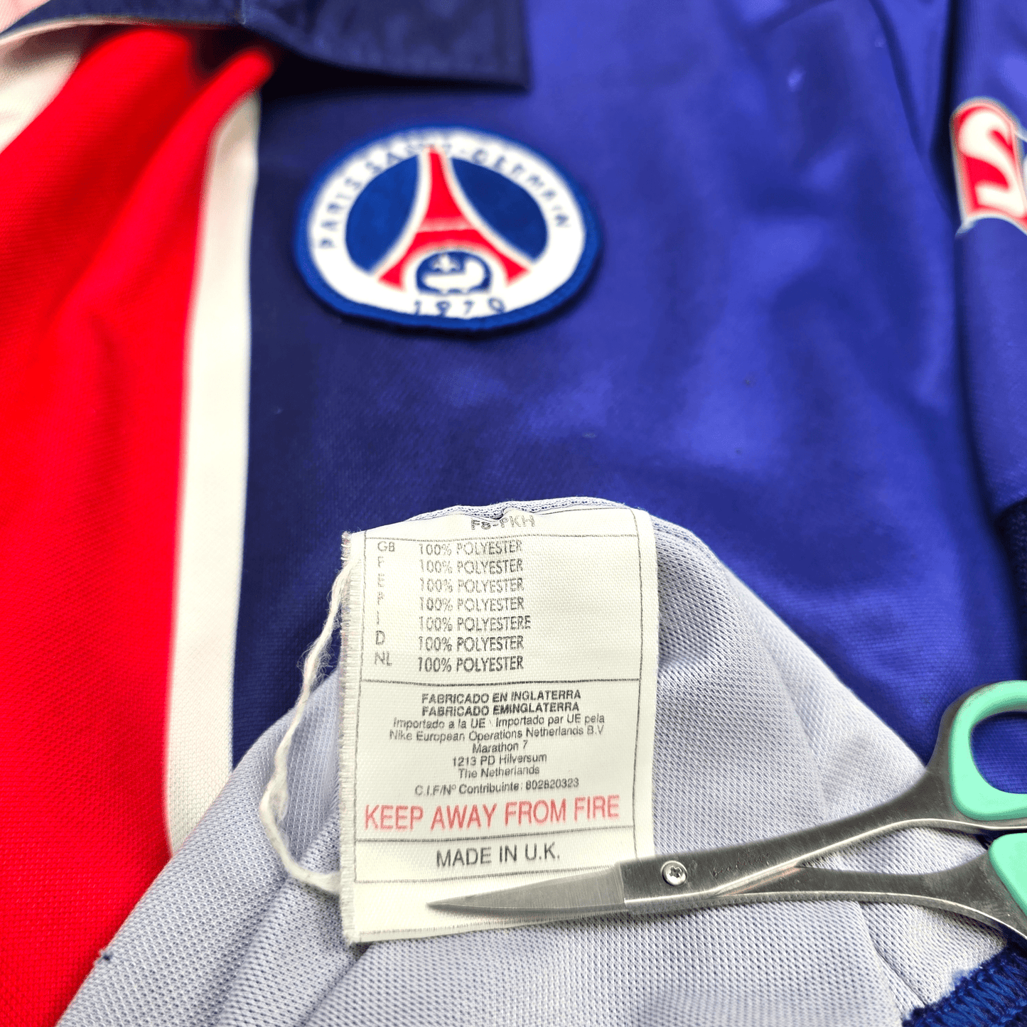 1998/99 PSG Home Football Shirt (L) Nike