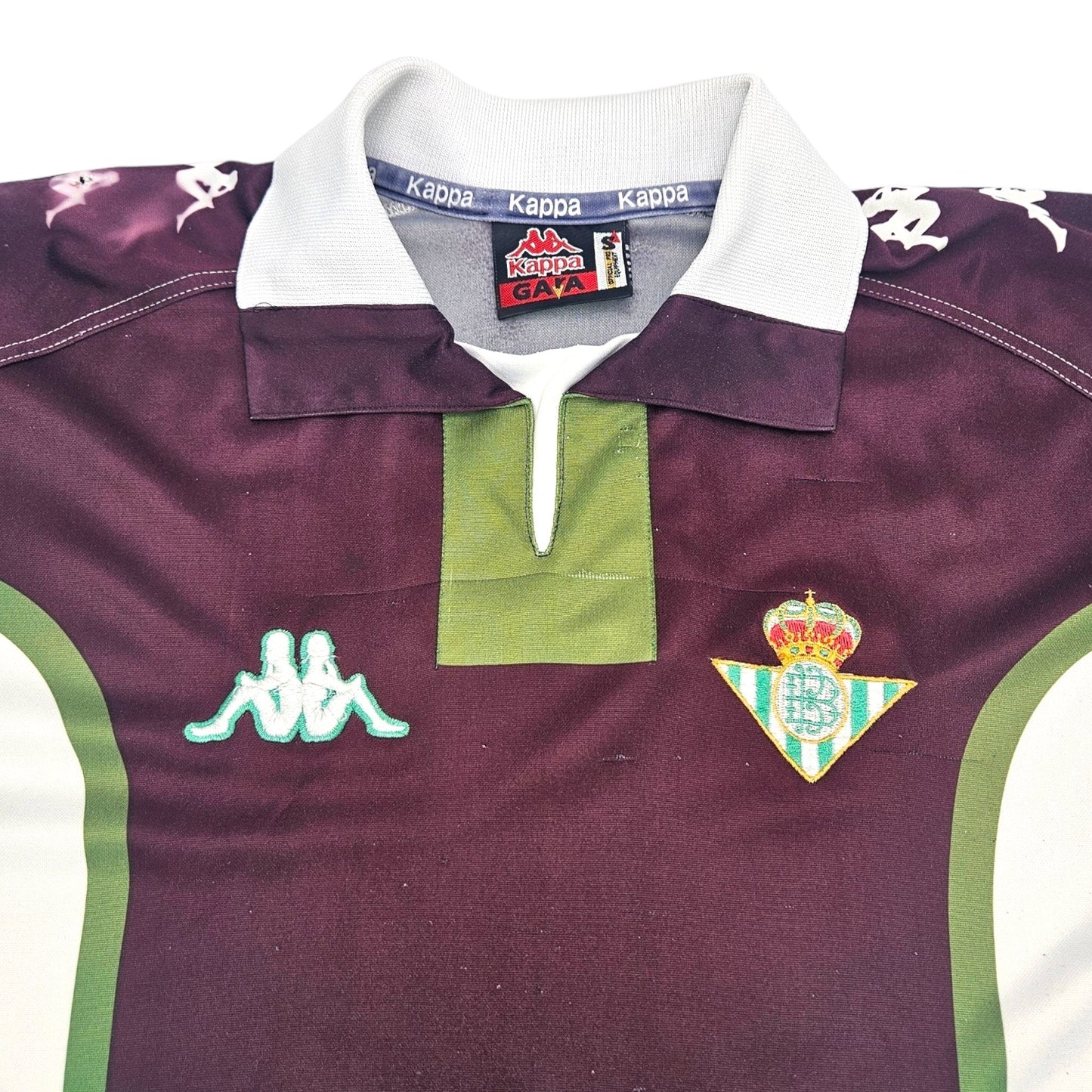 1998/99 Real Betis Away Football Shirt (S) Kappa