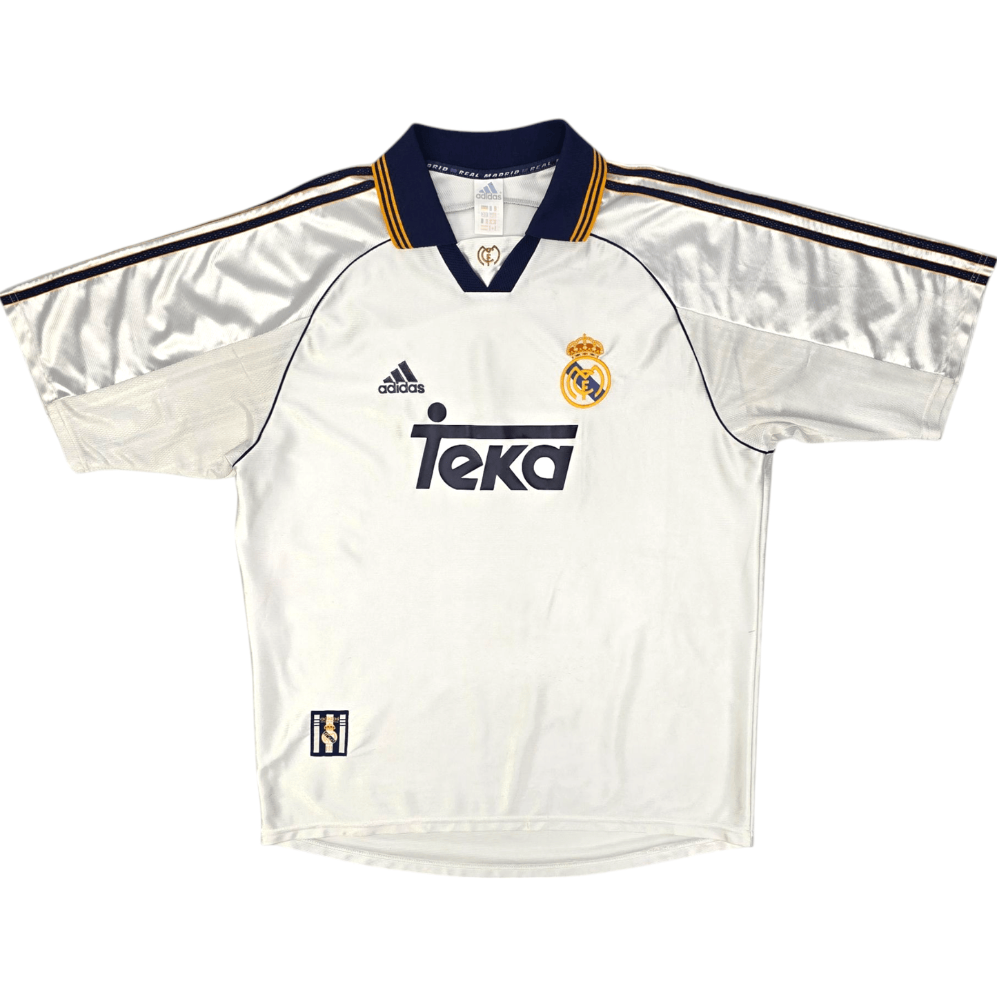 1998/99 Real Madrid Home Football Shirt (L) Adidas