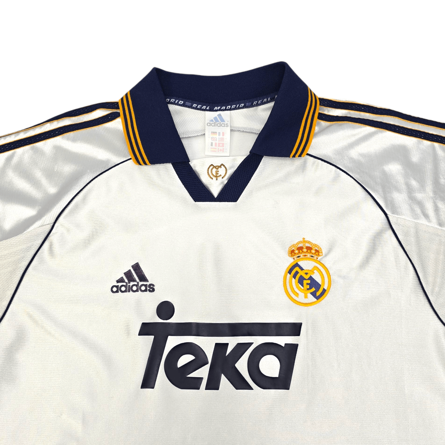 1998/99 Real Madrid Home Football Shirt (L) Adidas