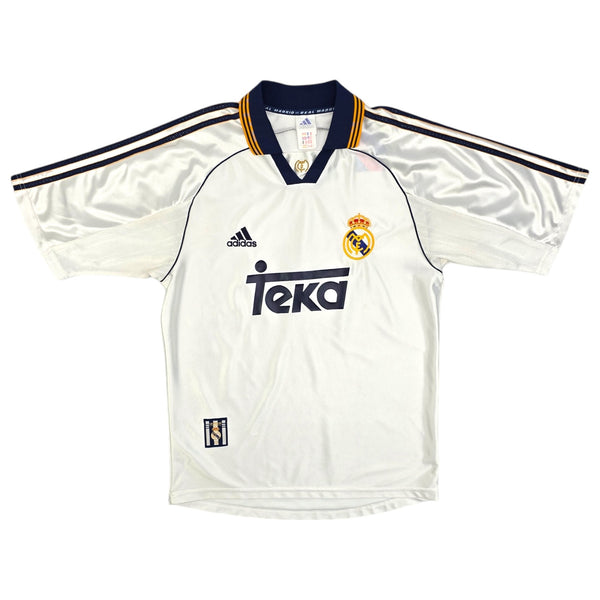 1998/99 Real Madrid Home Football Shirt (S) Adidas